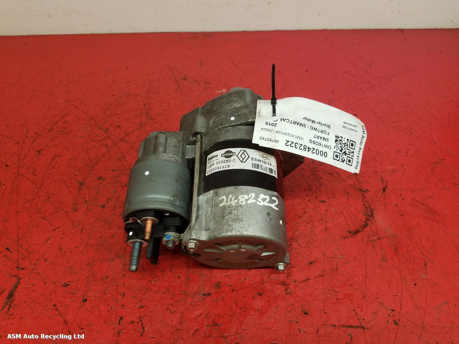 View Auto part Starter Motor Smart Fortwo; Smartcar 2016