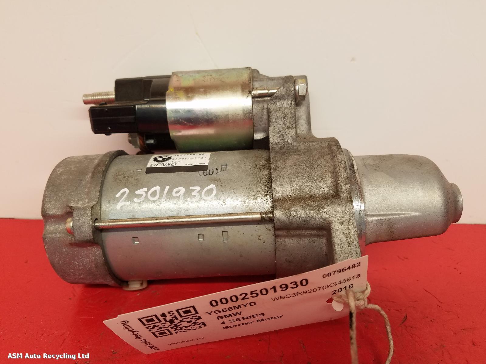 View Auto part Starter Motor Bmw 4 Series 2016