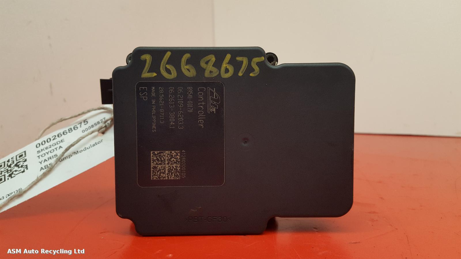 View Auto part ABS Pump/Modulator Toyota Yaris 2012