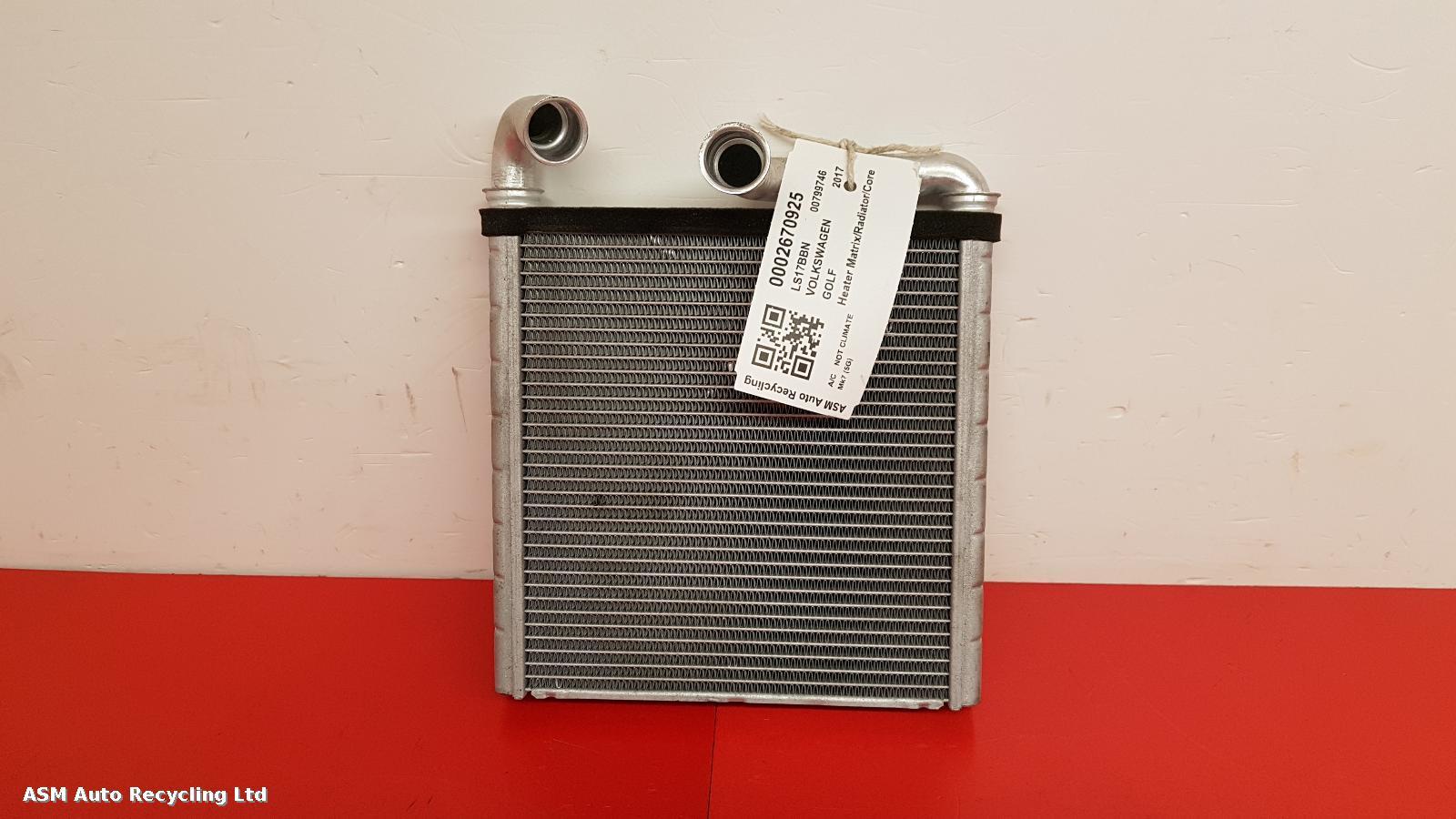 View Auto part Heater Core Volkswagen Golf 2017