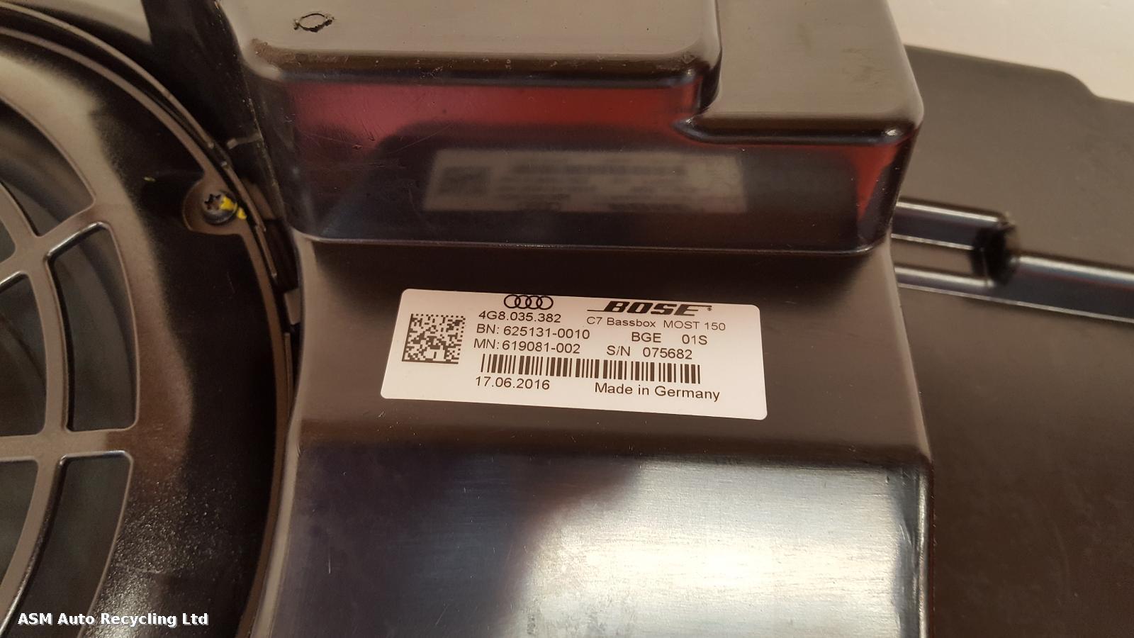 View Auto part Loud Speakers Audi A6 2016