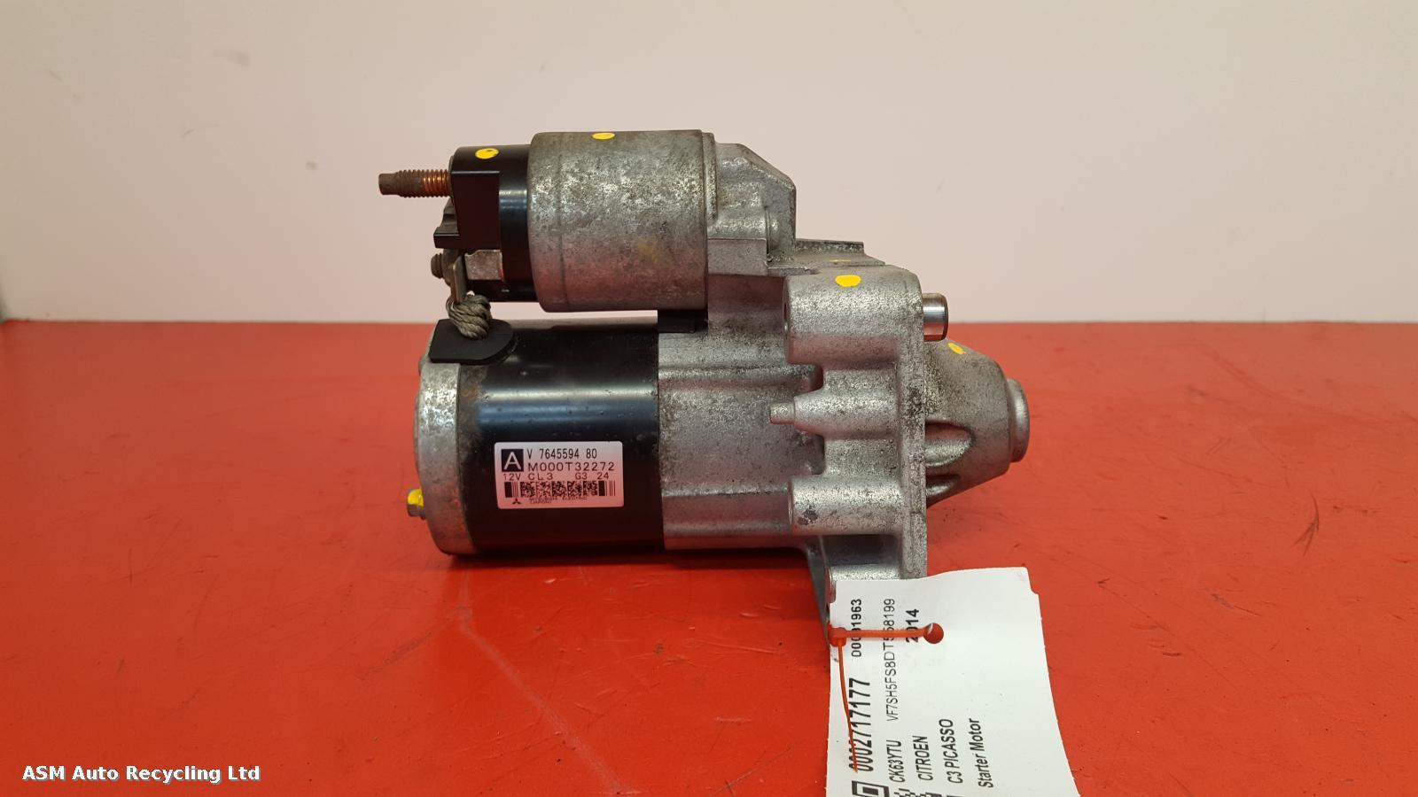 View Auto part Starter Motor Citroen C3 Picasso 2014