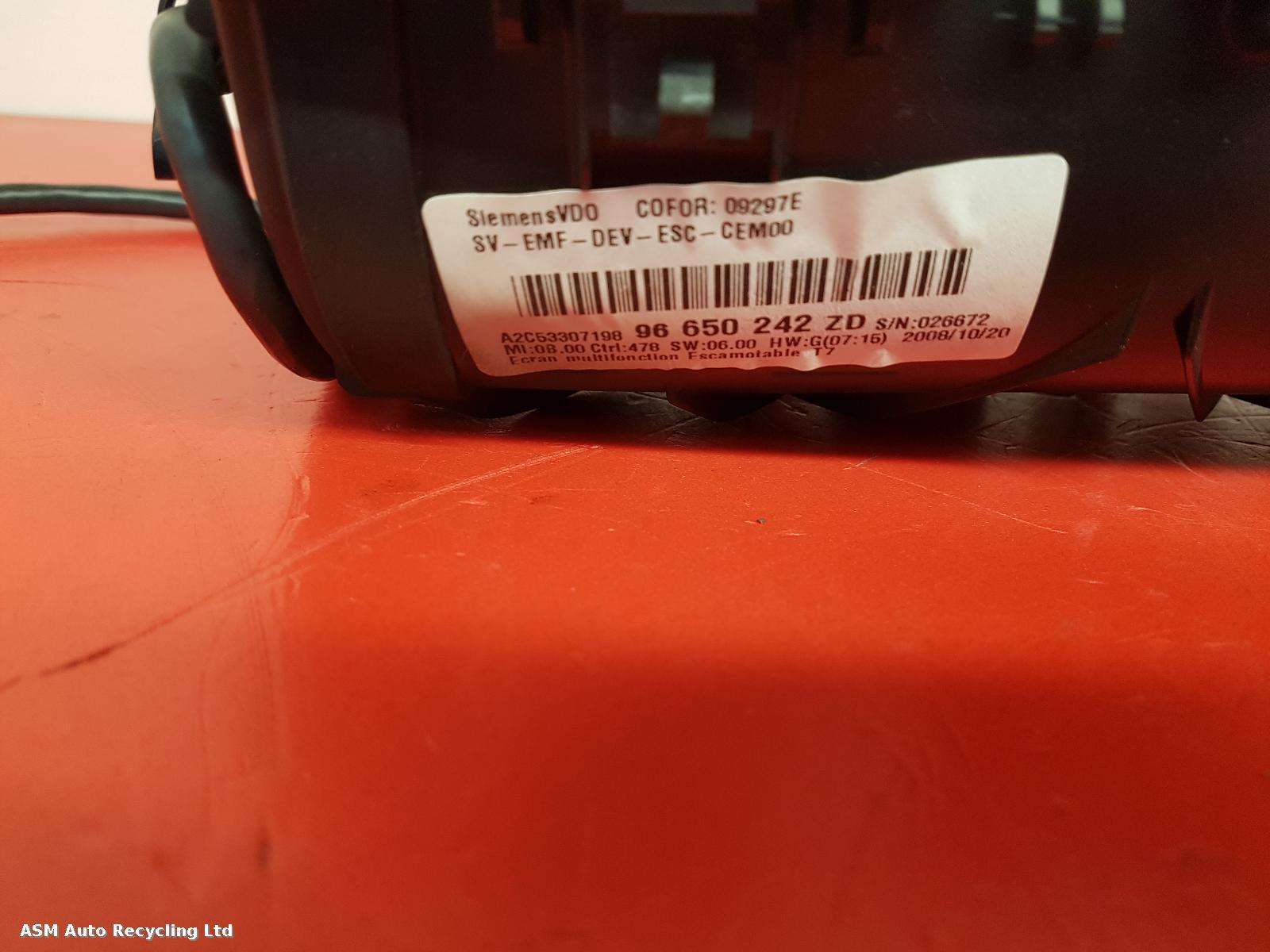 View Auto part Radio Display Peugeot 308 2009