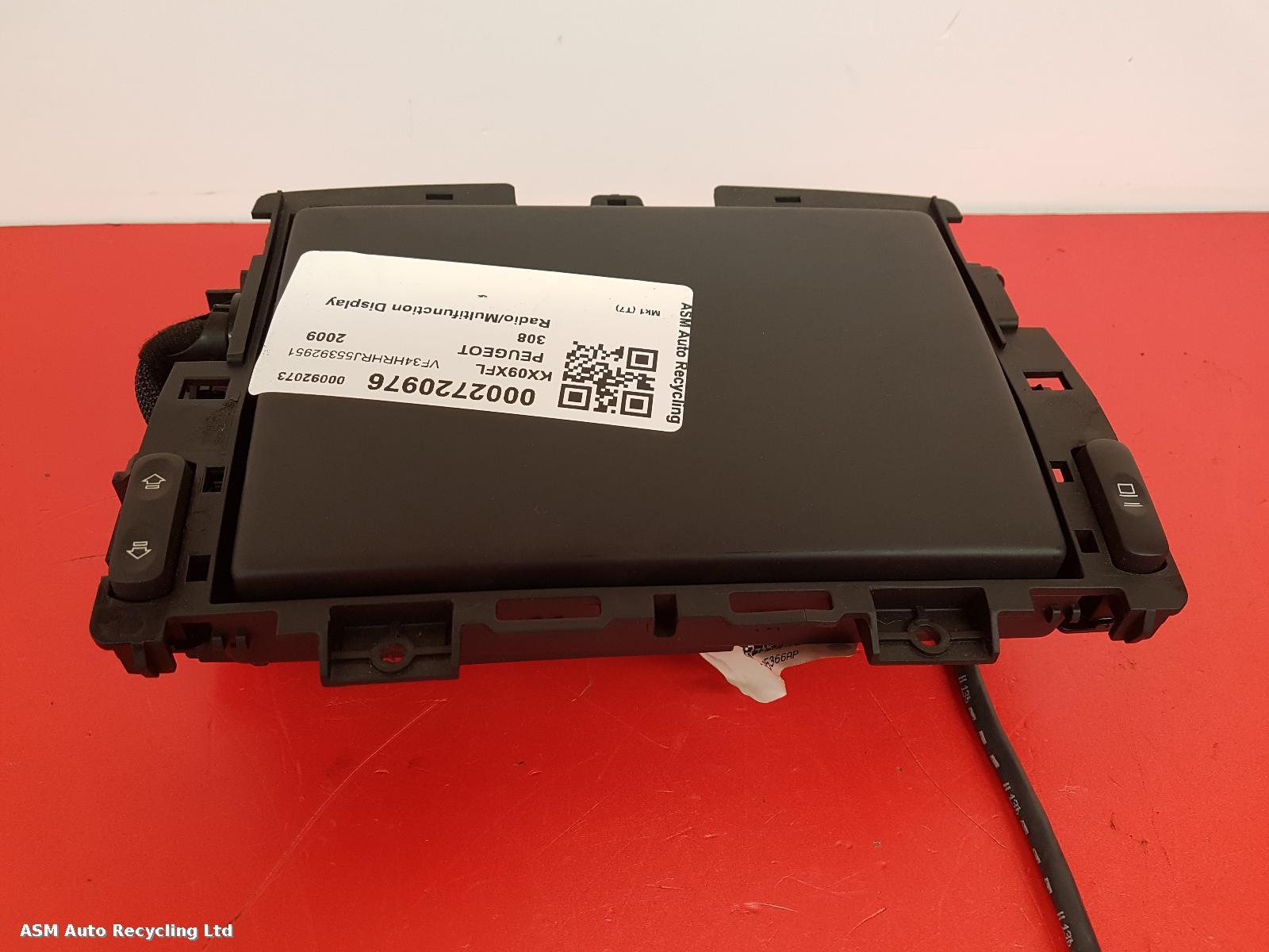 View Auto part Radio Display Peugeot 308 2009