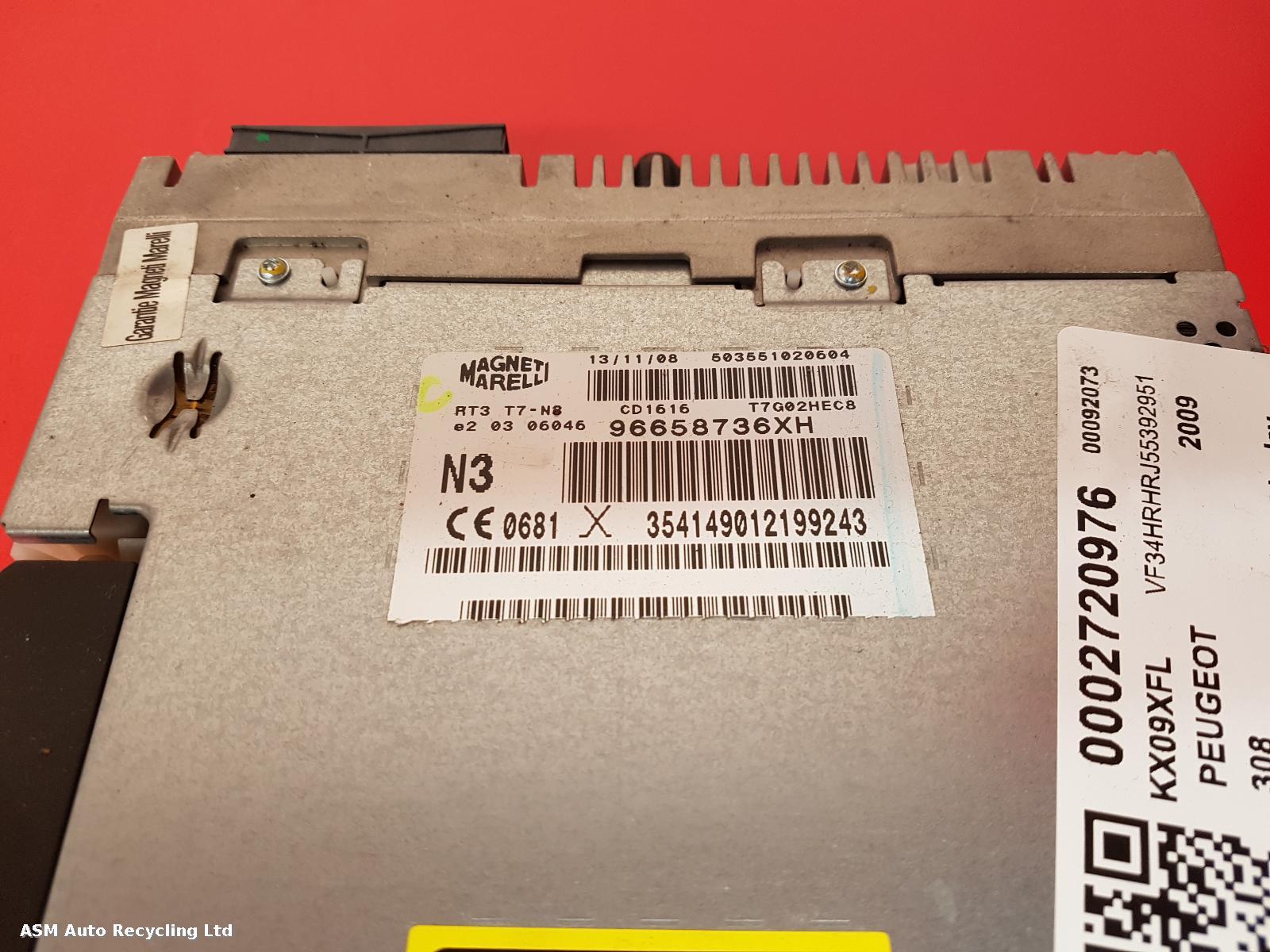 View Auto part Radio Display Peugeot 308 2009