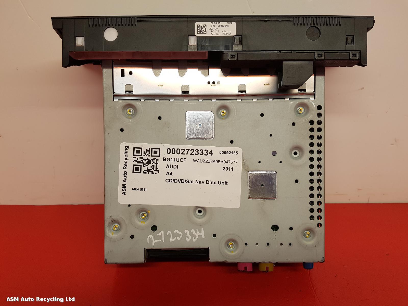 View Auto part CD Changer Audi A4 2011
