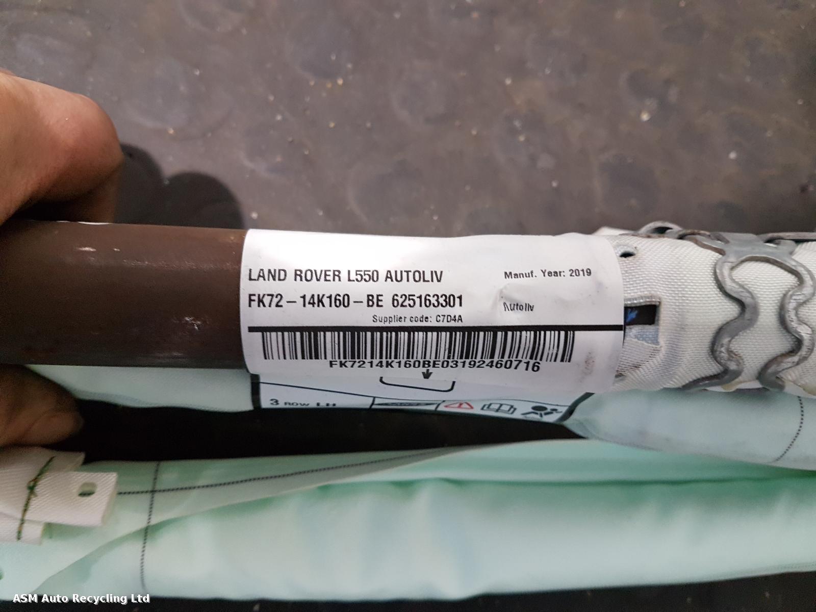 View Auto part Airbag Kit Land Rover Discovery Sport 2019