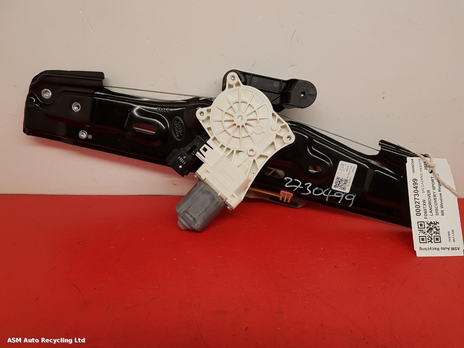 View Auto part RR Window Regulator Land Rover Discovery Sport 2019