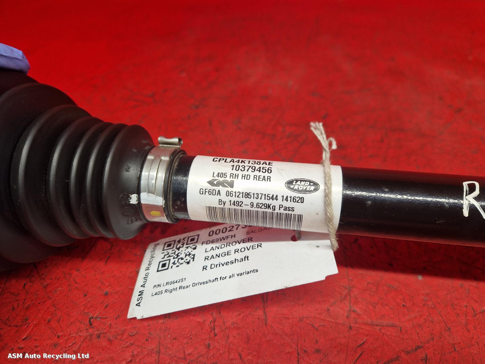 View Auto part Right Driveshaft Land Rover Range Rover 2020