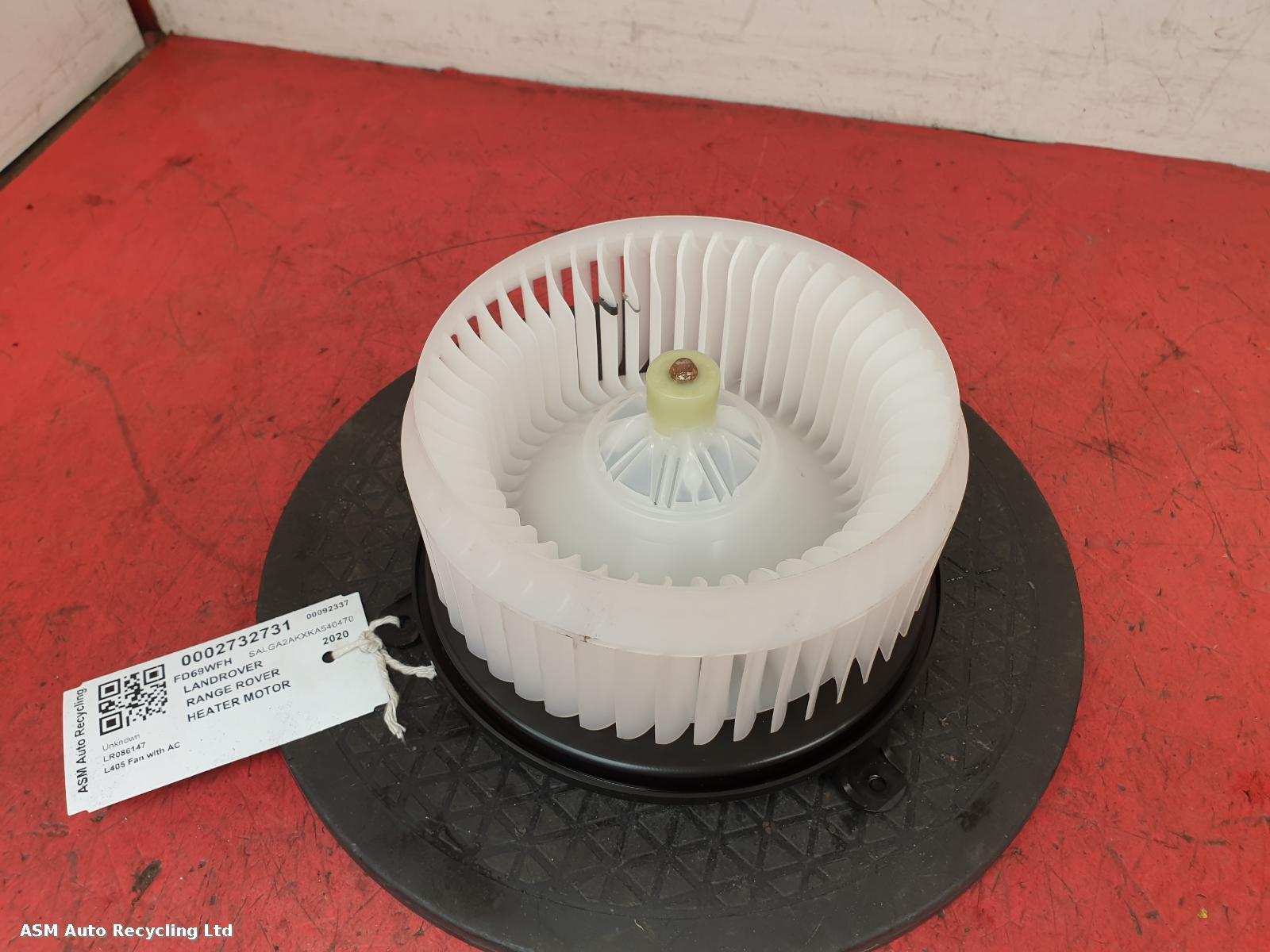 View Auto part Heater Motor/Assembly Land Rover Range Rover 2020