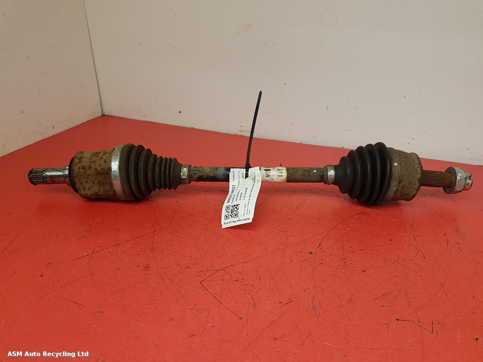 View Auto part Left Driveshaft Vauxhall Corsa 2015