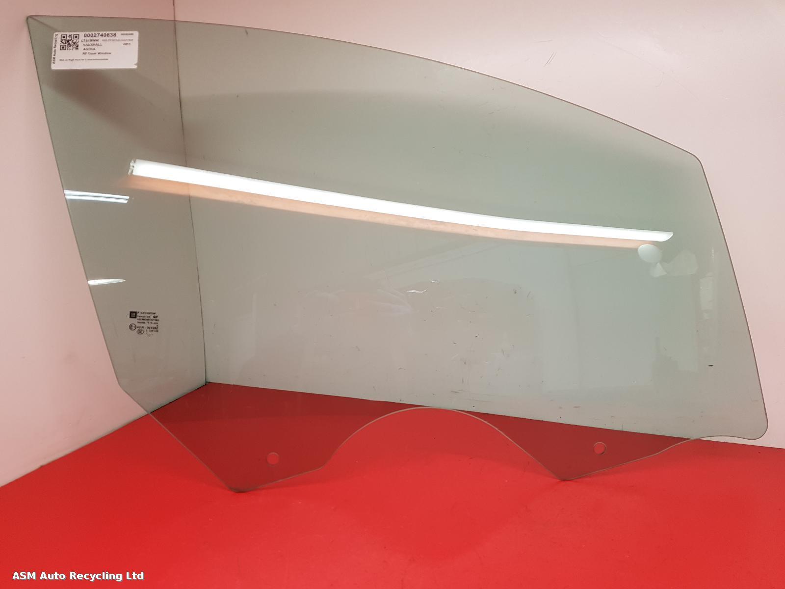 View Auto part RF Door Window Vauxhall Astra 2011