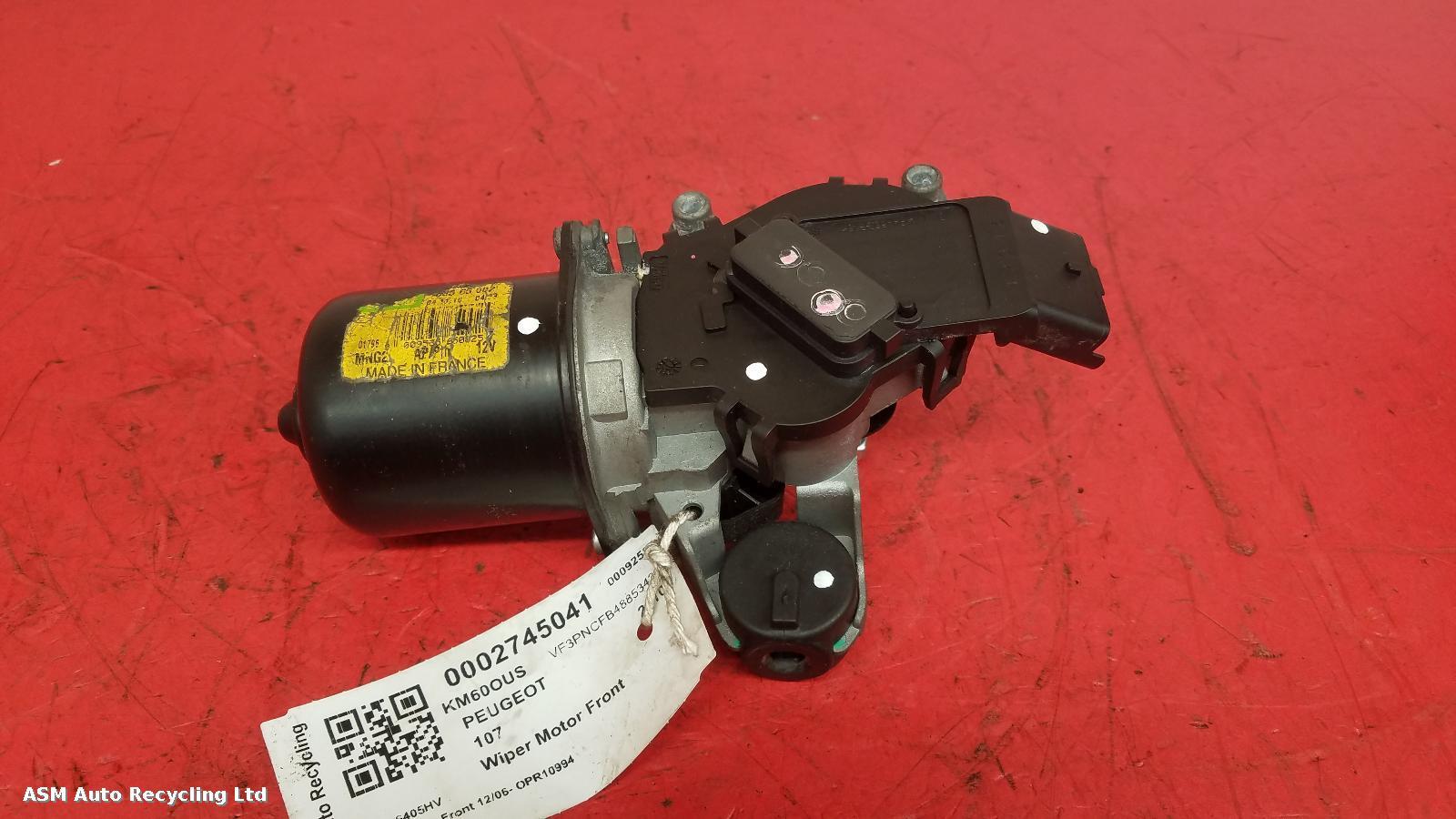 View Auto part Wiper Motor Front Peugeot 107 2010