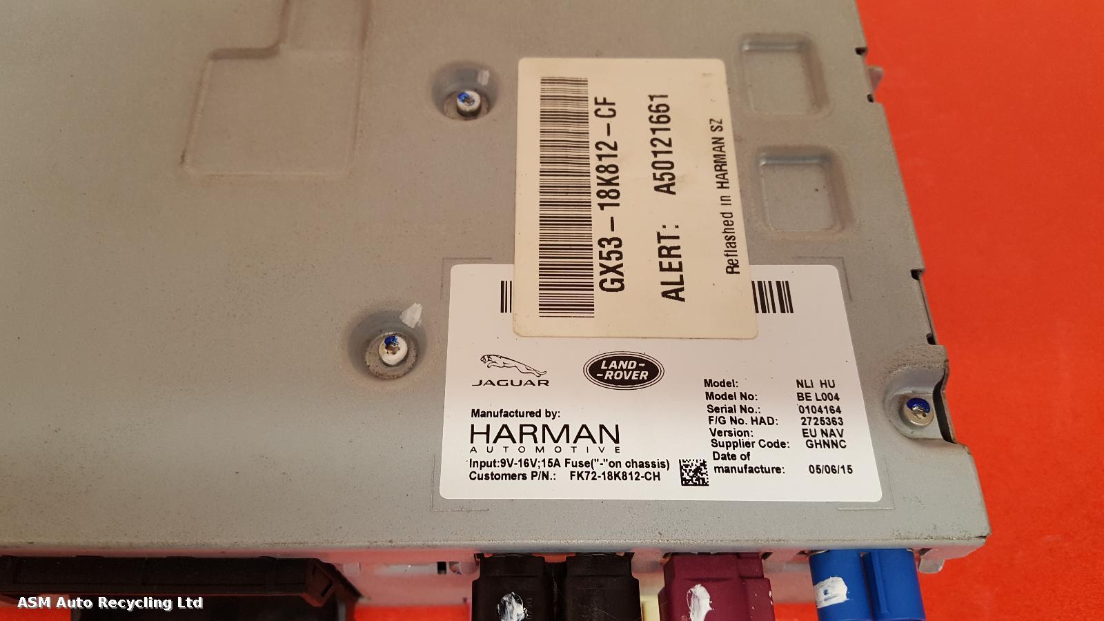 View Auto part A/V Equipment Jaguar Xe 2016