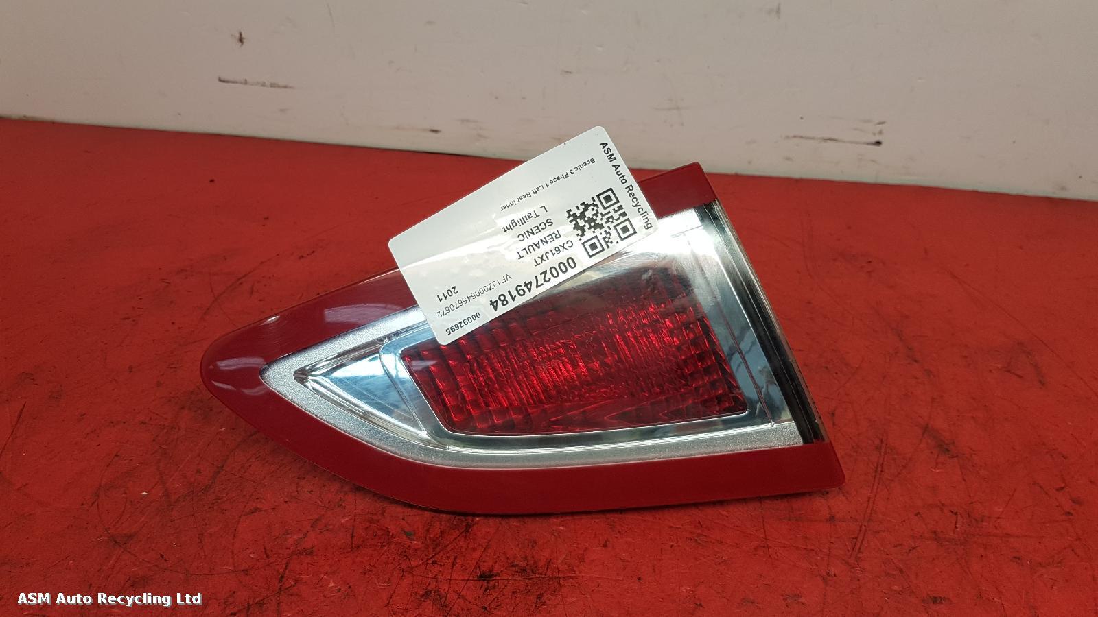View Auto part L Taillight Renault Scenic 2011