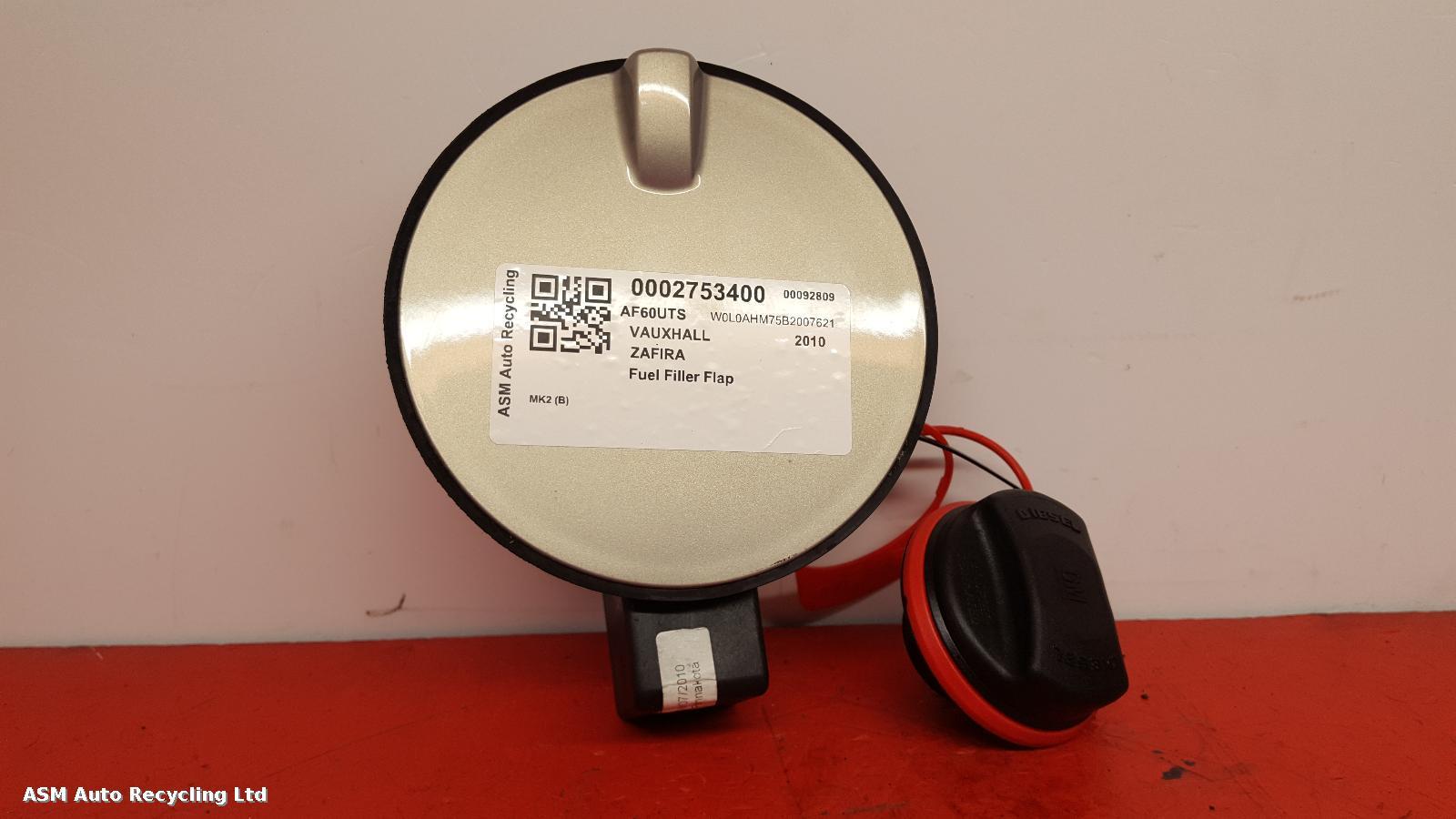 View Auto part Fuel Filler Flap Vauxhall Zafira 2010