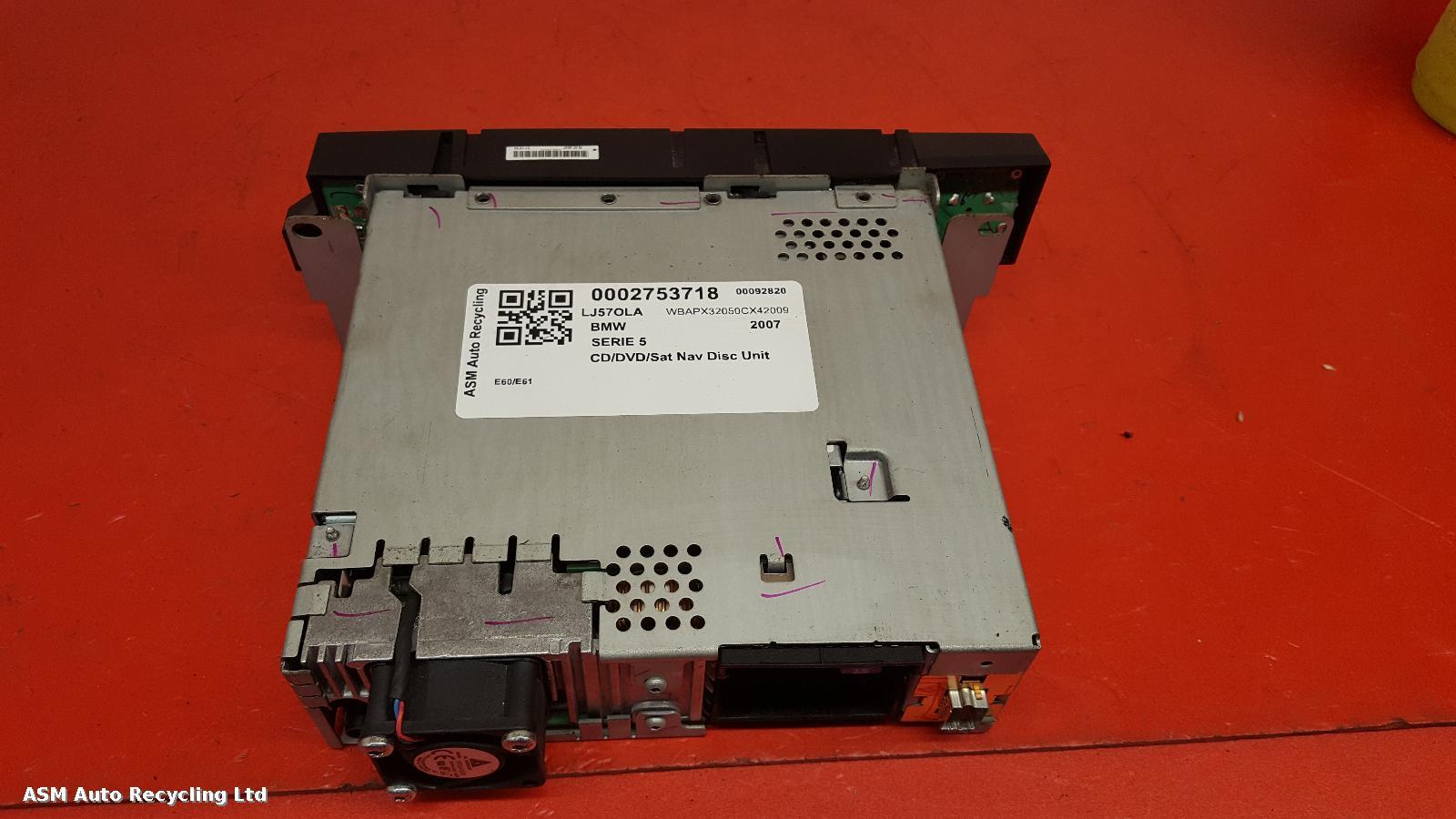 View Auto part CD Changer Bmw 5 Series 2007