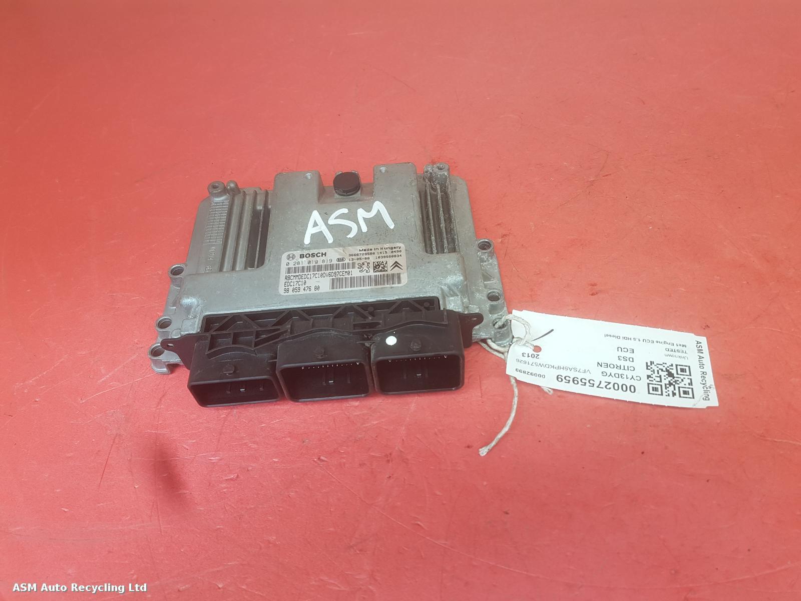 View Auto part ECU Citroen Ds3 2013