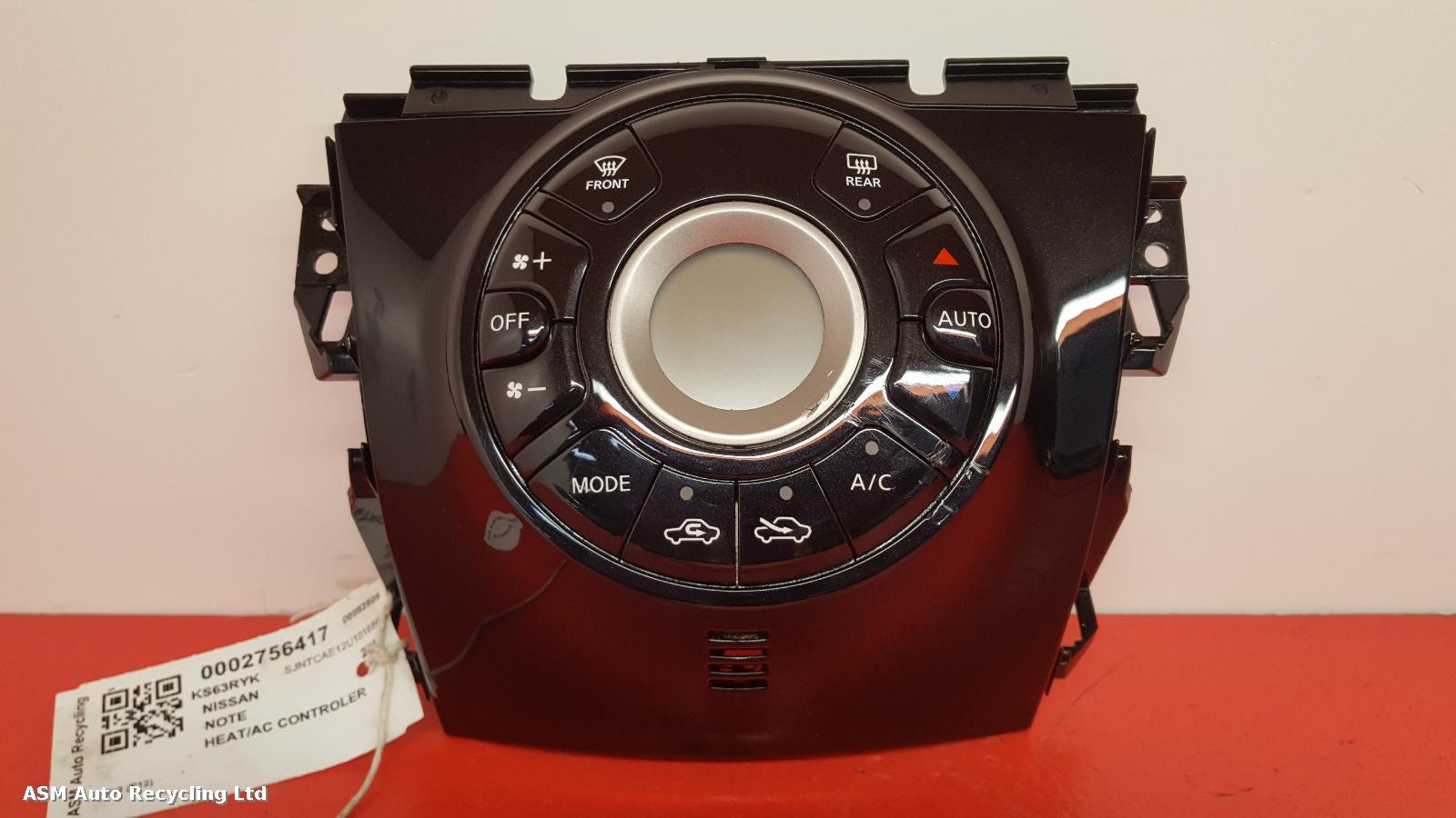 View Auto part Heater/AC Controller Nissan Note 2014