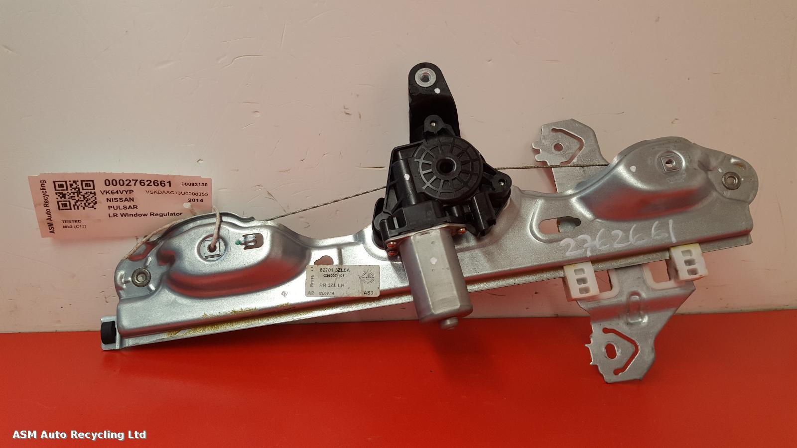 View Auto part LR Window Regulator Nissan Pulsar 2014