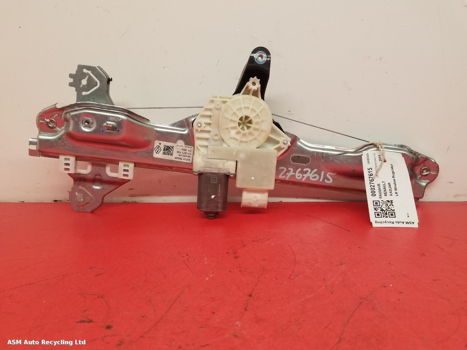 View Auto part LR Window Regulator Renault Kadjar 2019