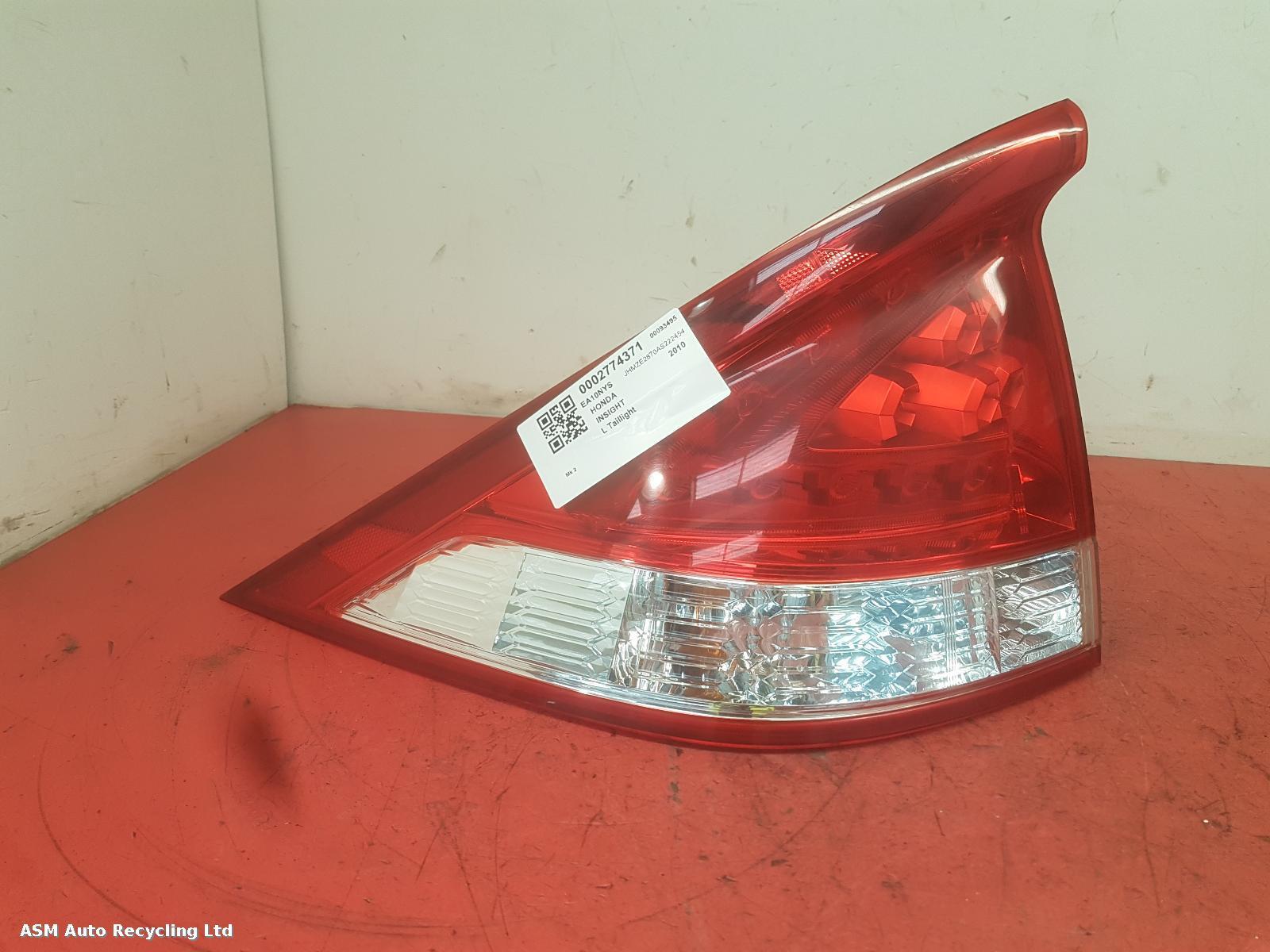 View Auto part L Taillight Honda Insight 2010