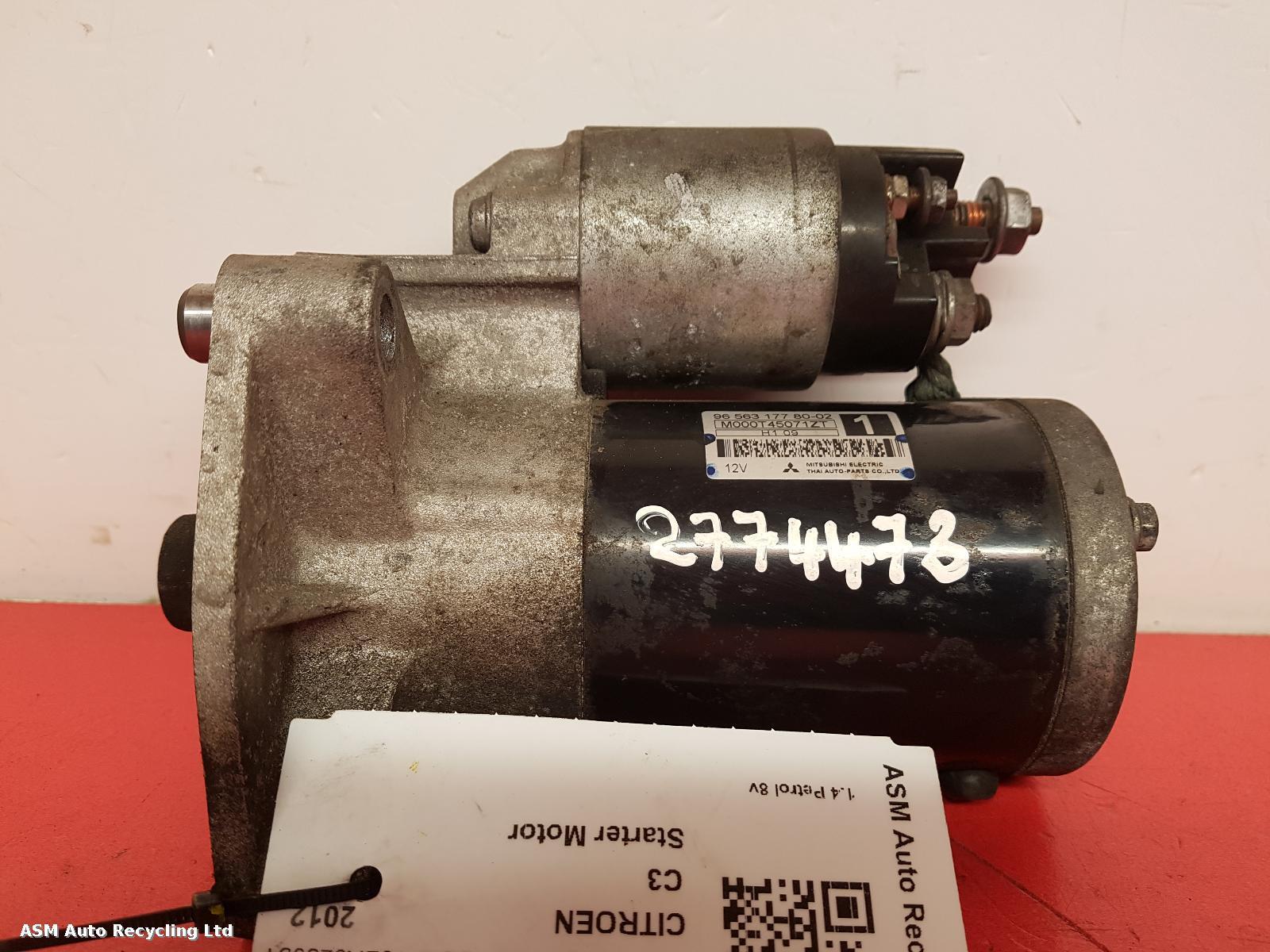 View Auto part Starter Motor Citroen C3 2012
