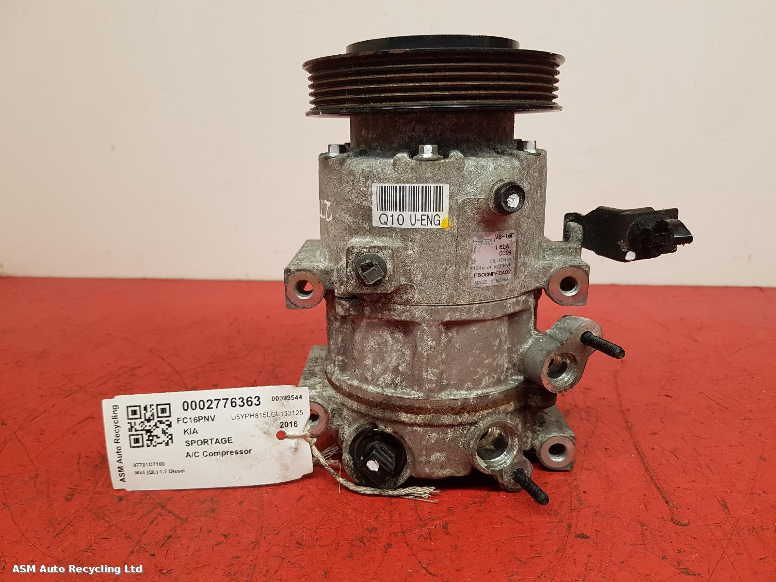 View Auto part Compressor Kia Sportage 2016