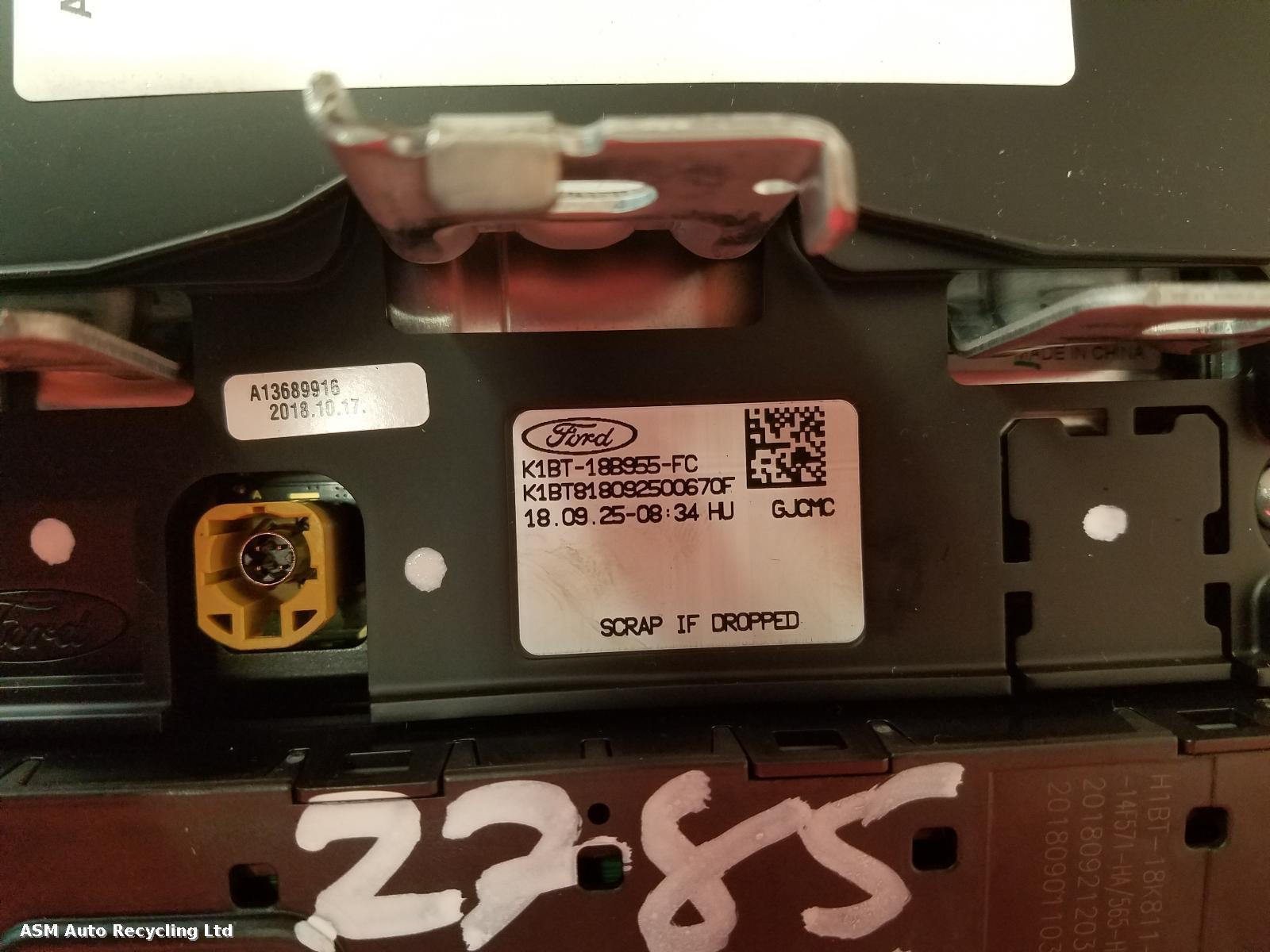 View Auto part Radio Display Ford Fiesta 2019
