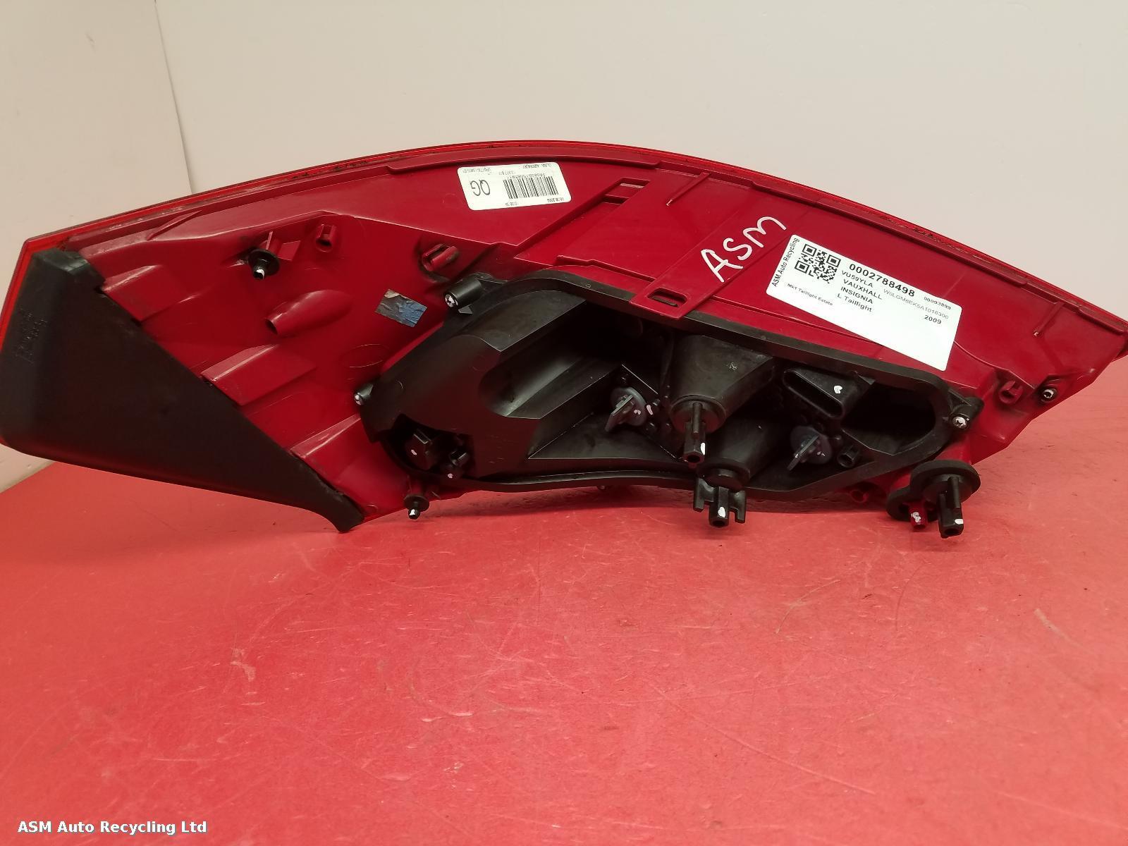View Auto part L Taillight Vauxhall Insignia 2009