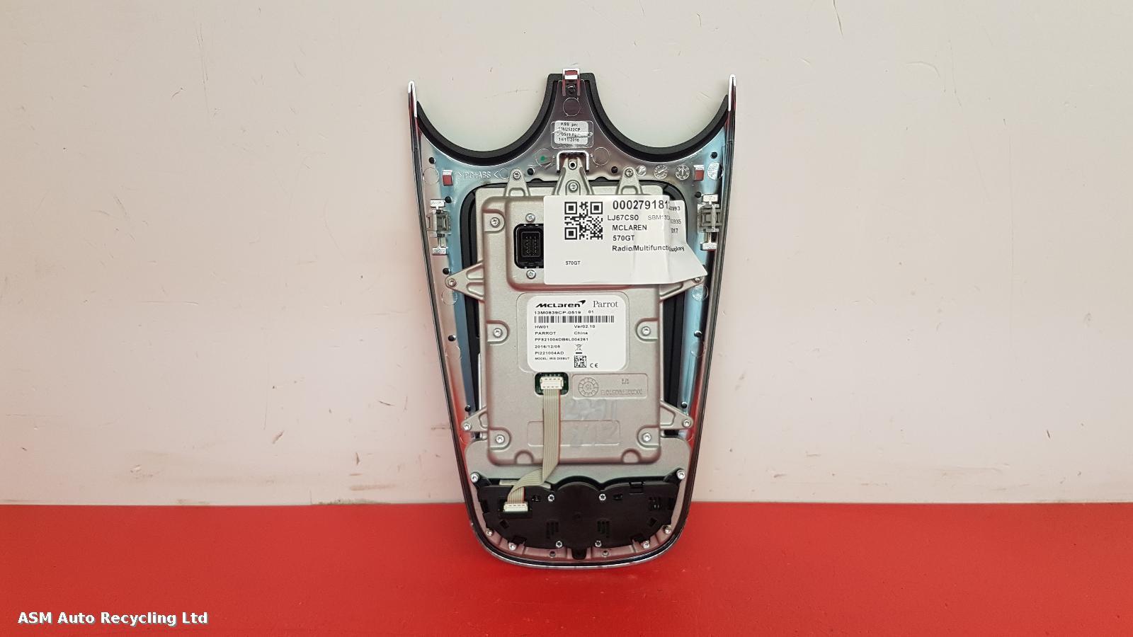 View Auto part Radio Display Mclaren 570gt 2017