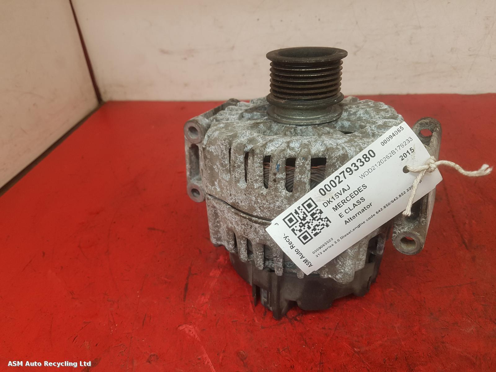 View Auto part Alternator Mercedes E Class 2015