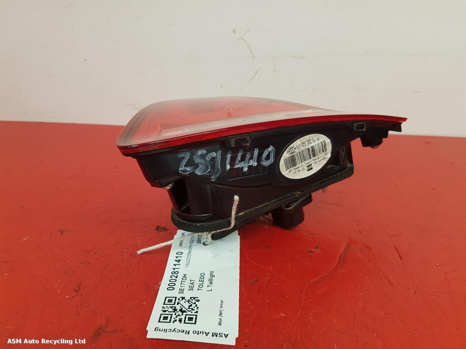 View Auto part L Taillight Seat Toledo 2017