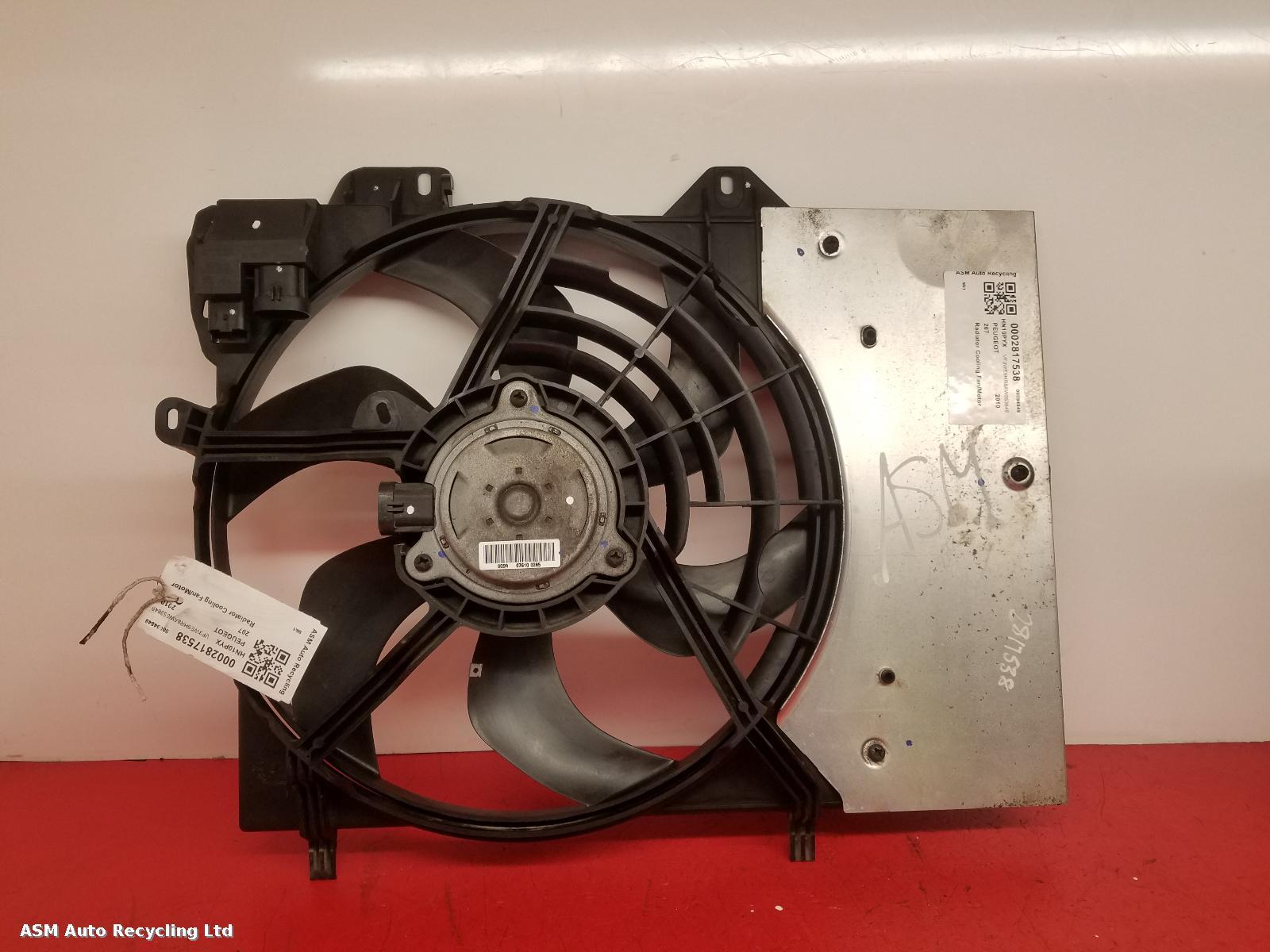 View Auto part Engine Cooling Motor Peugeot 207 2010