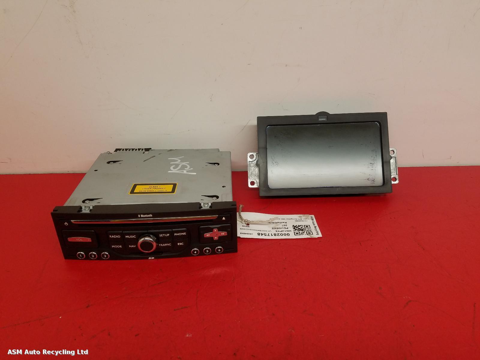 View Auto part A/V Equipment Peugeot 207 2010