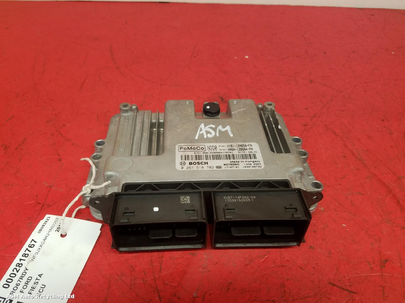 View Auto part ECU Ford Fiesta 2017
