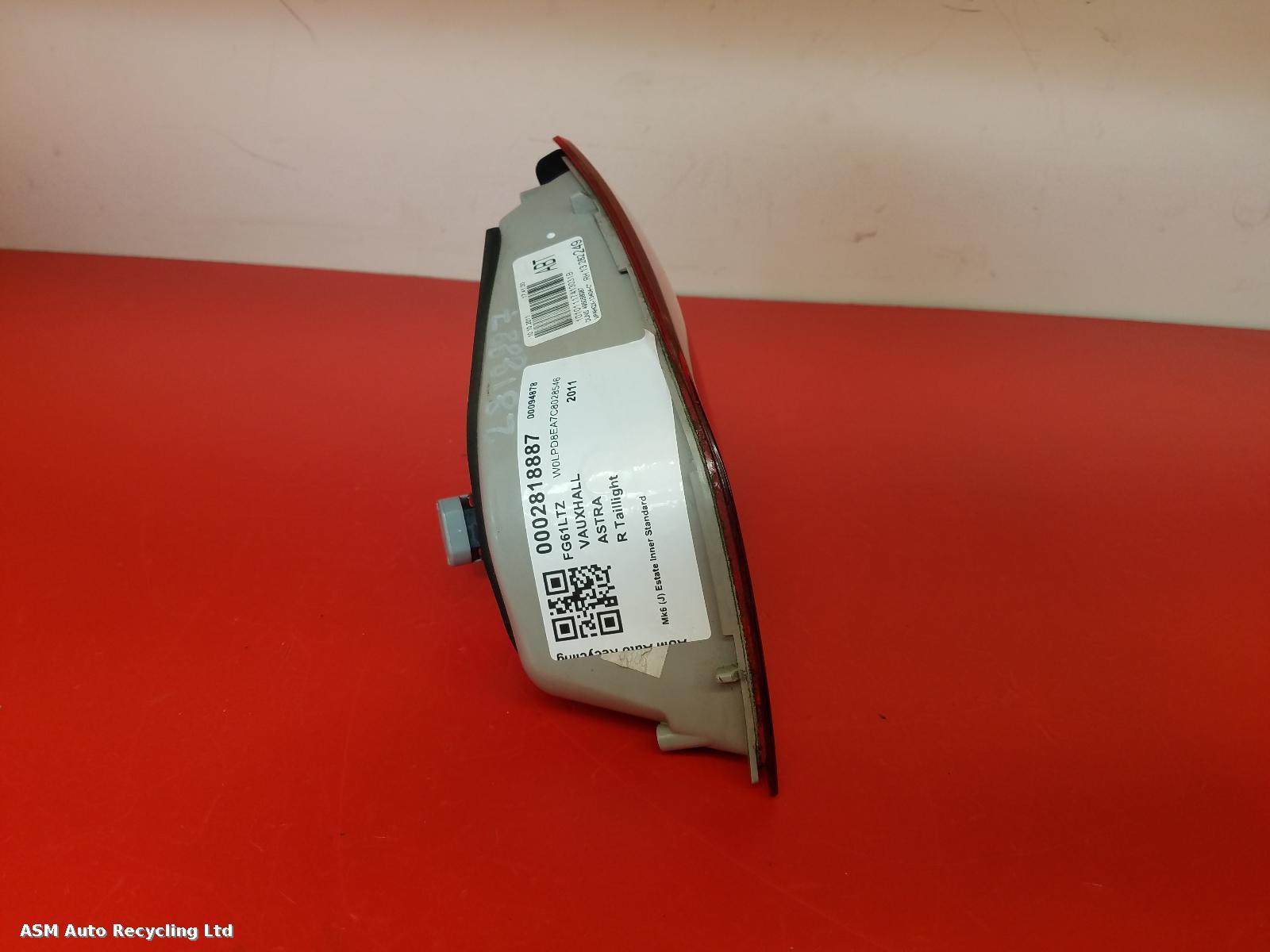 View Auto part R Taillight Vauxhall Astra 2011