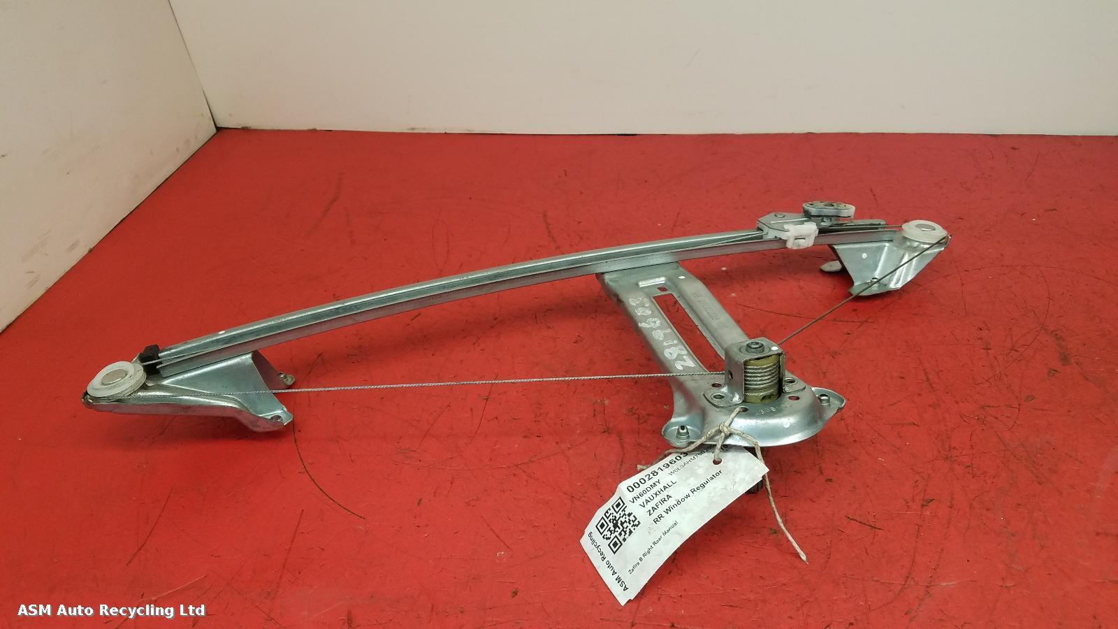 View Auto part RR Window Regulator Vauxhall Zafira 2010