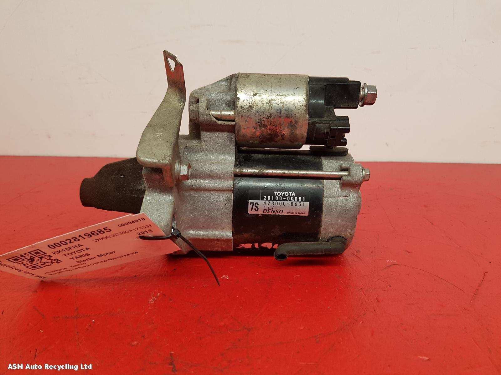 View Auto part Starter Motor Toyota Yaris 2015
