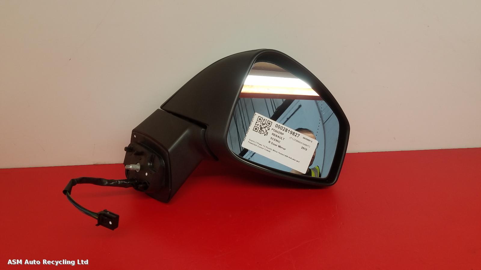 View Auto part R Door Mirror Renault Scenic 2010