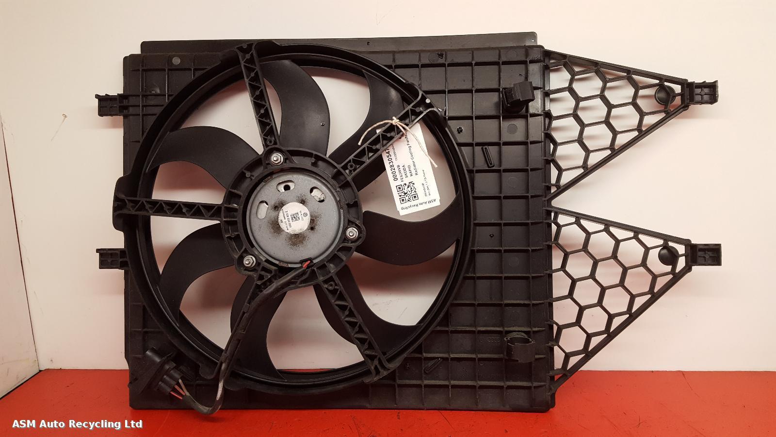 View Auto part Engine Cooling Motor Skoda Rapid 2013