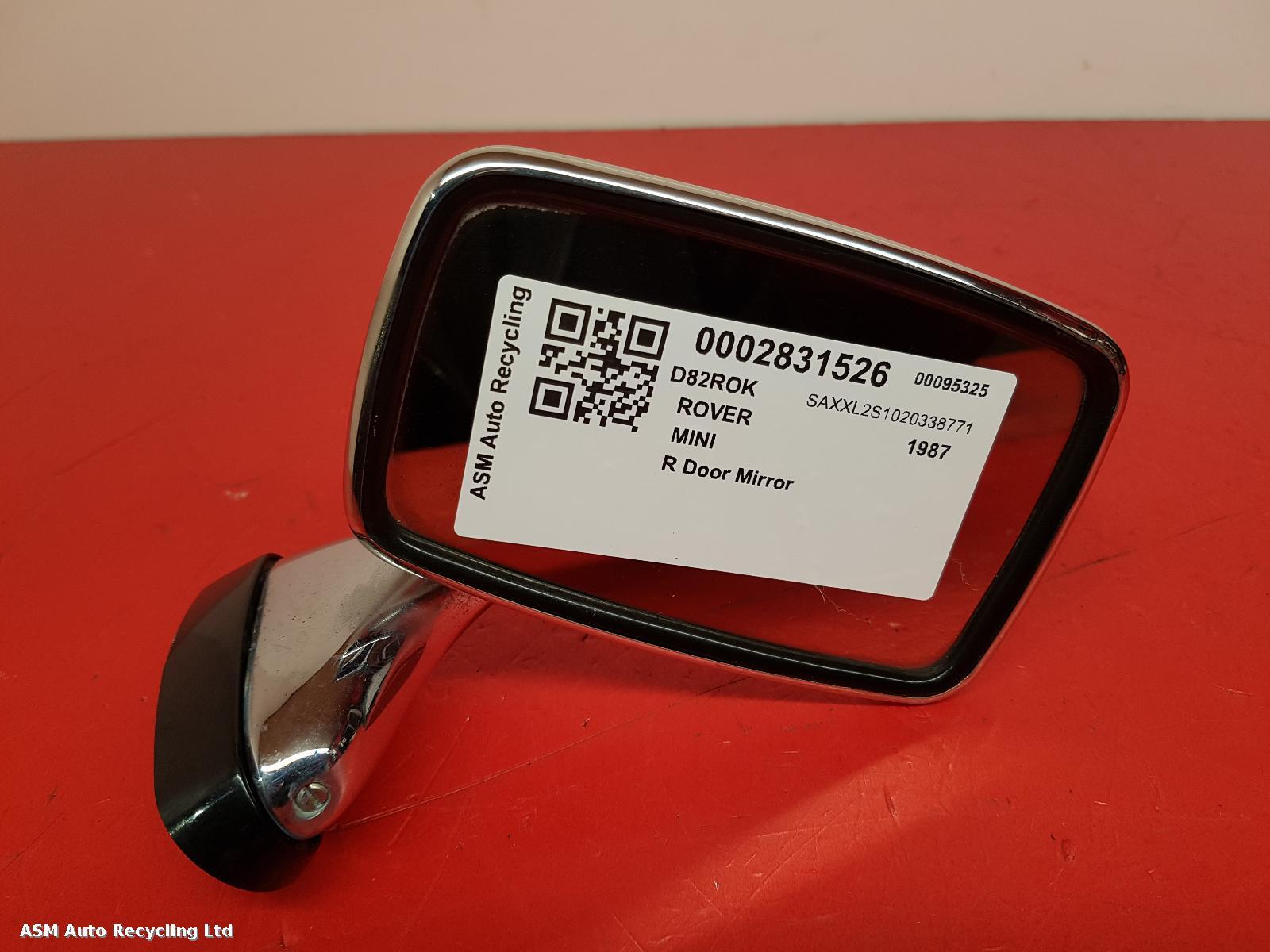 View Auto part R Door Mirror Rover Mini 1987