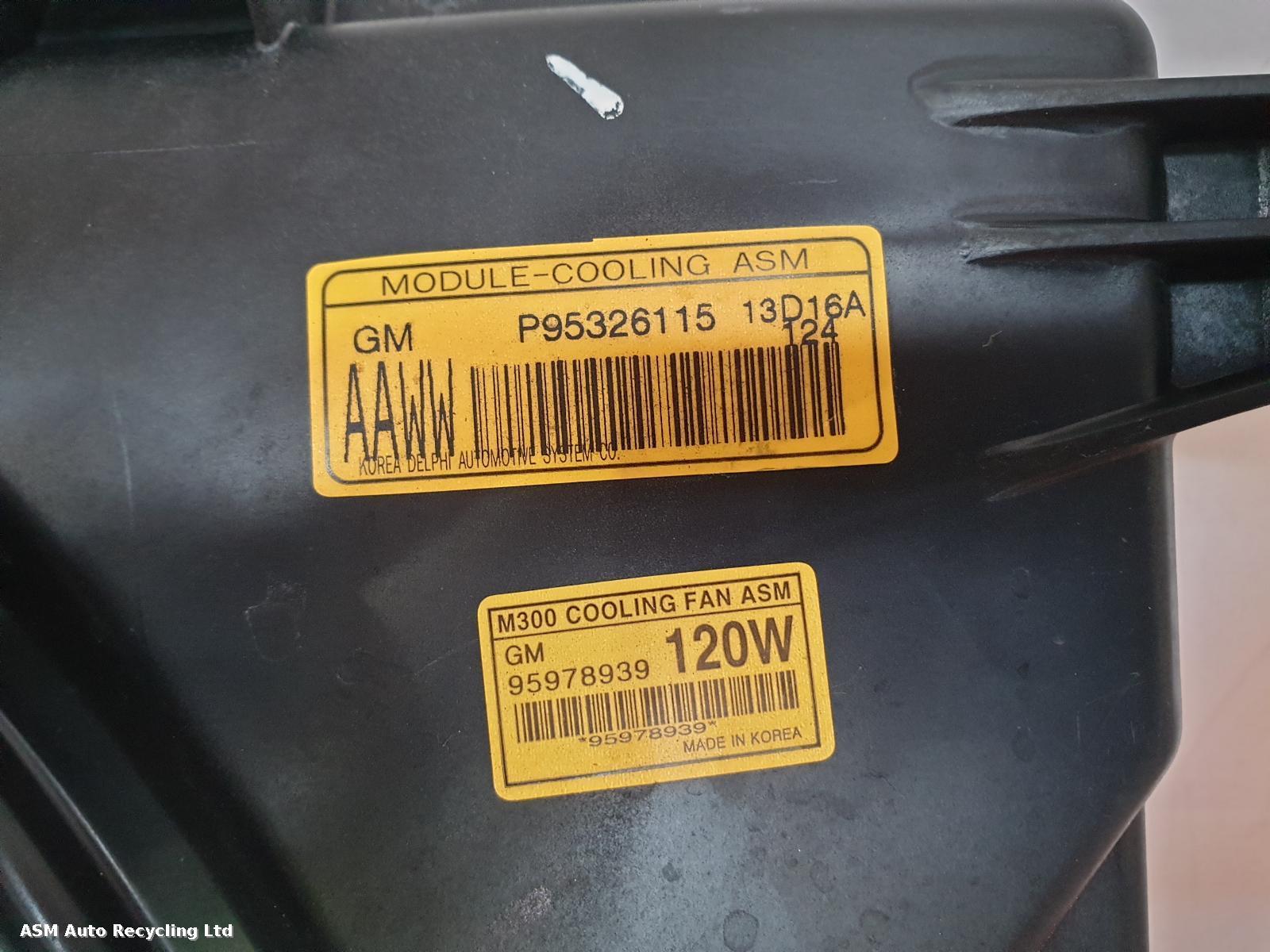 View Auto part Engine Cooling Motor Chevrolet Spark 2013
