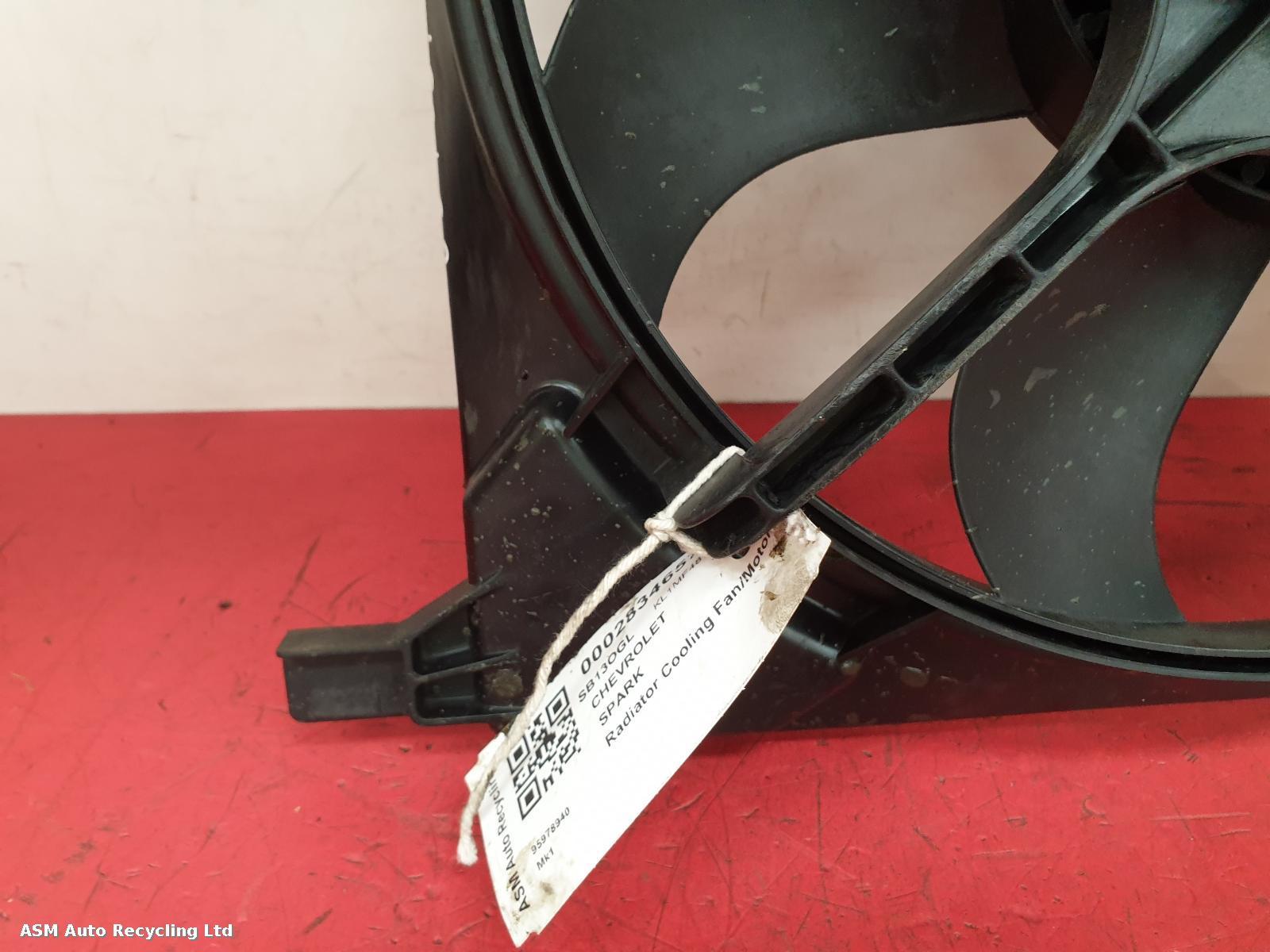 View Auto part Engine Cooling Motor Chevrolet Spark 2013