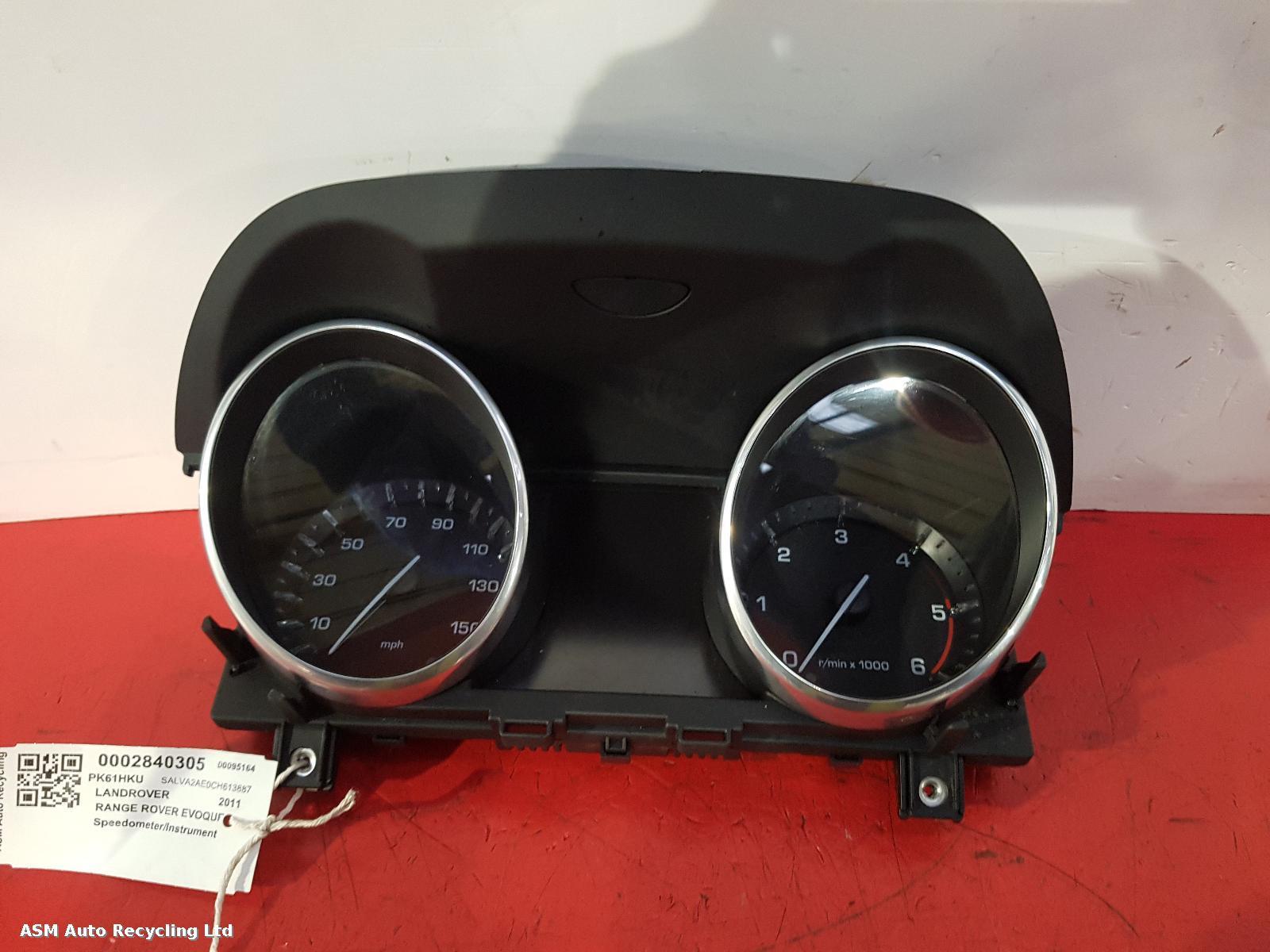 View Auto part Speedometer Land Rover Range Rover Evoque 2011