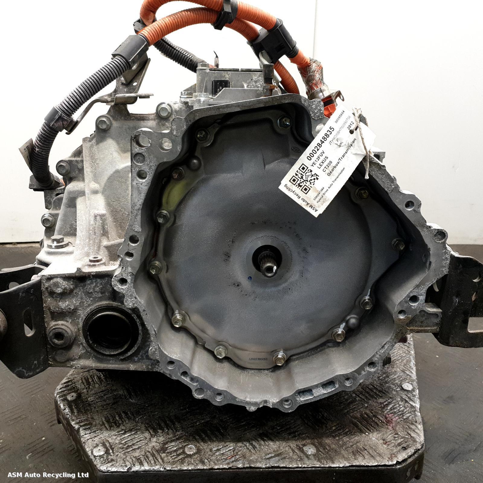 View Auto part Gearbox Lexus Ct200 2012