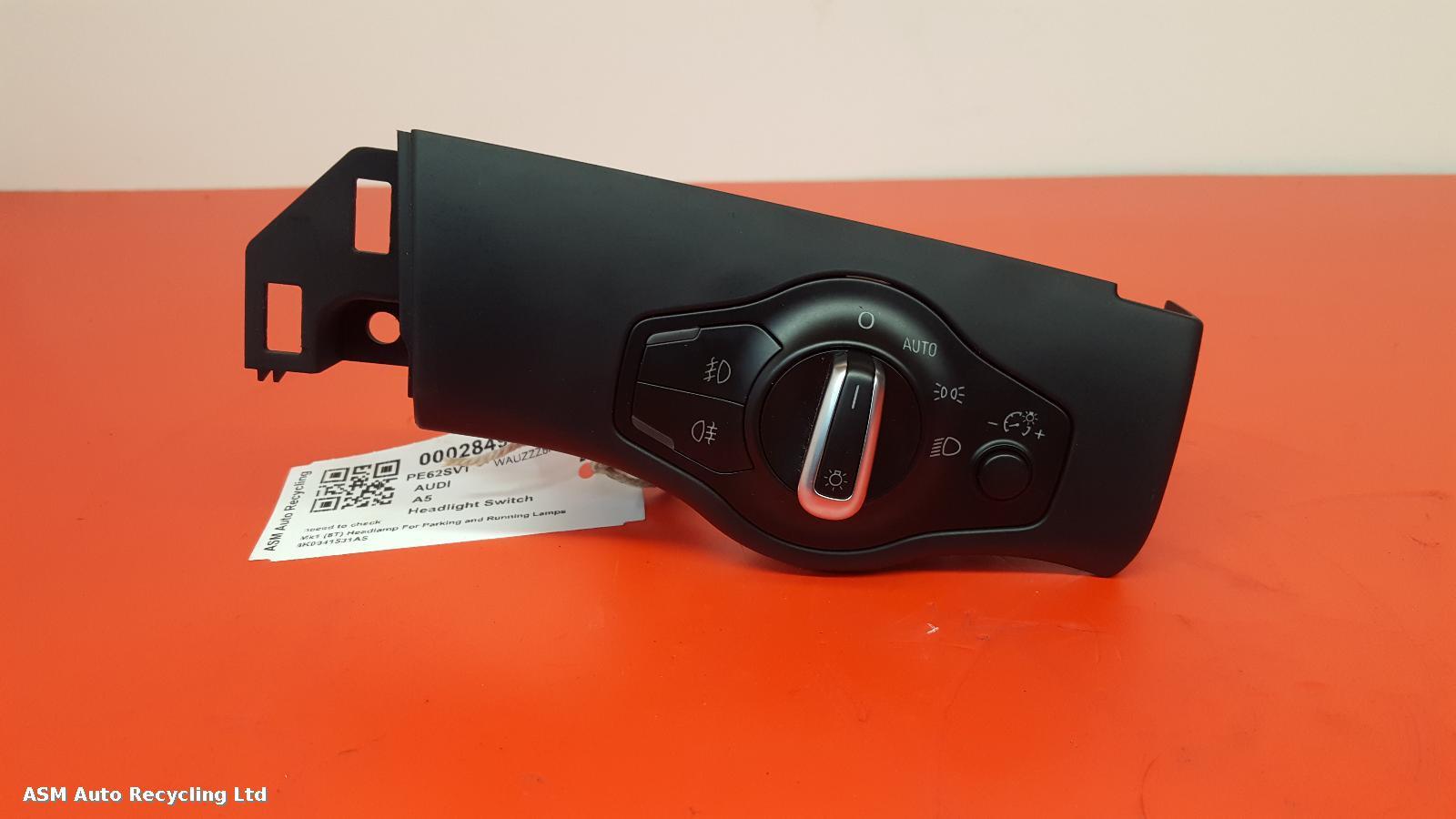View Auto part Headlight Switch Audi A5 2012