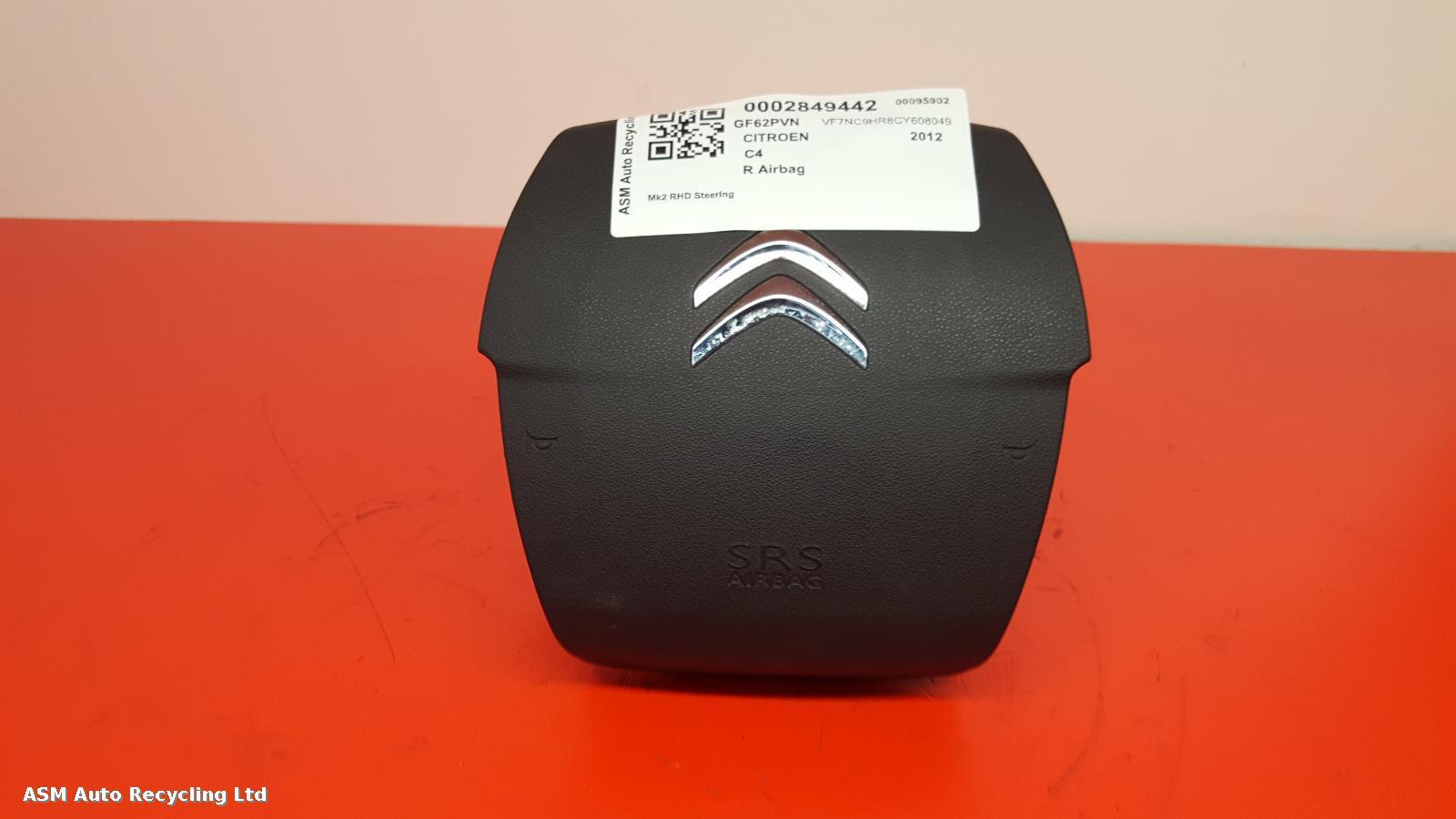 View Auto part R Air Bag Citroen C4 2012