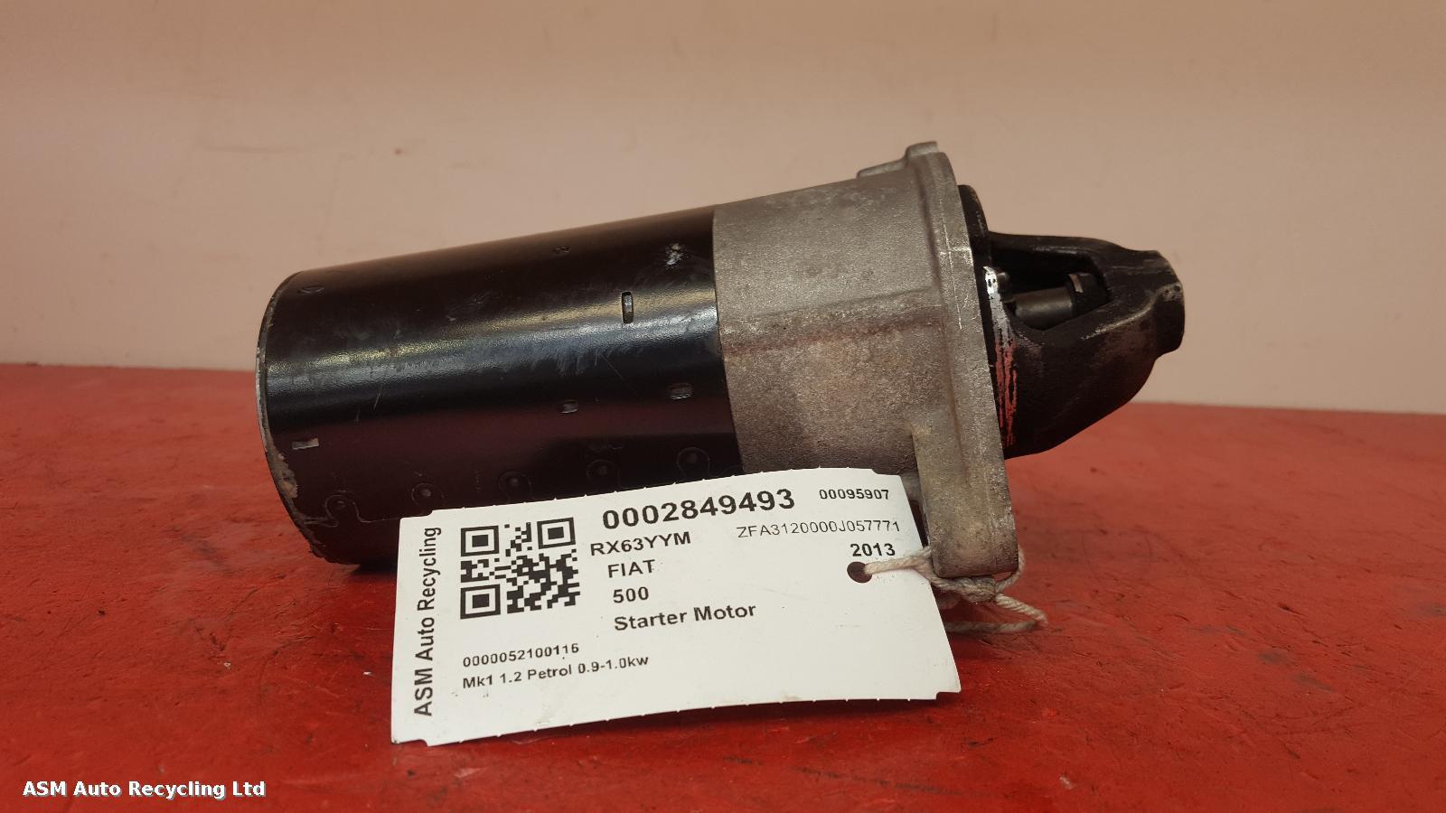 View Auto part Starter Motor Fiat 500 2013