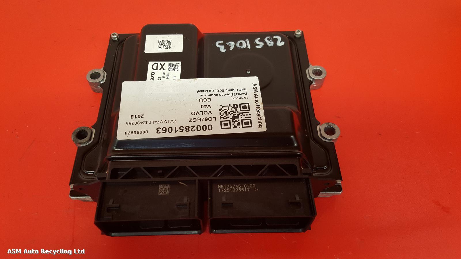 View Auto part ECU Volvo V40 2018